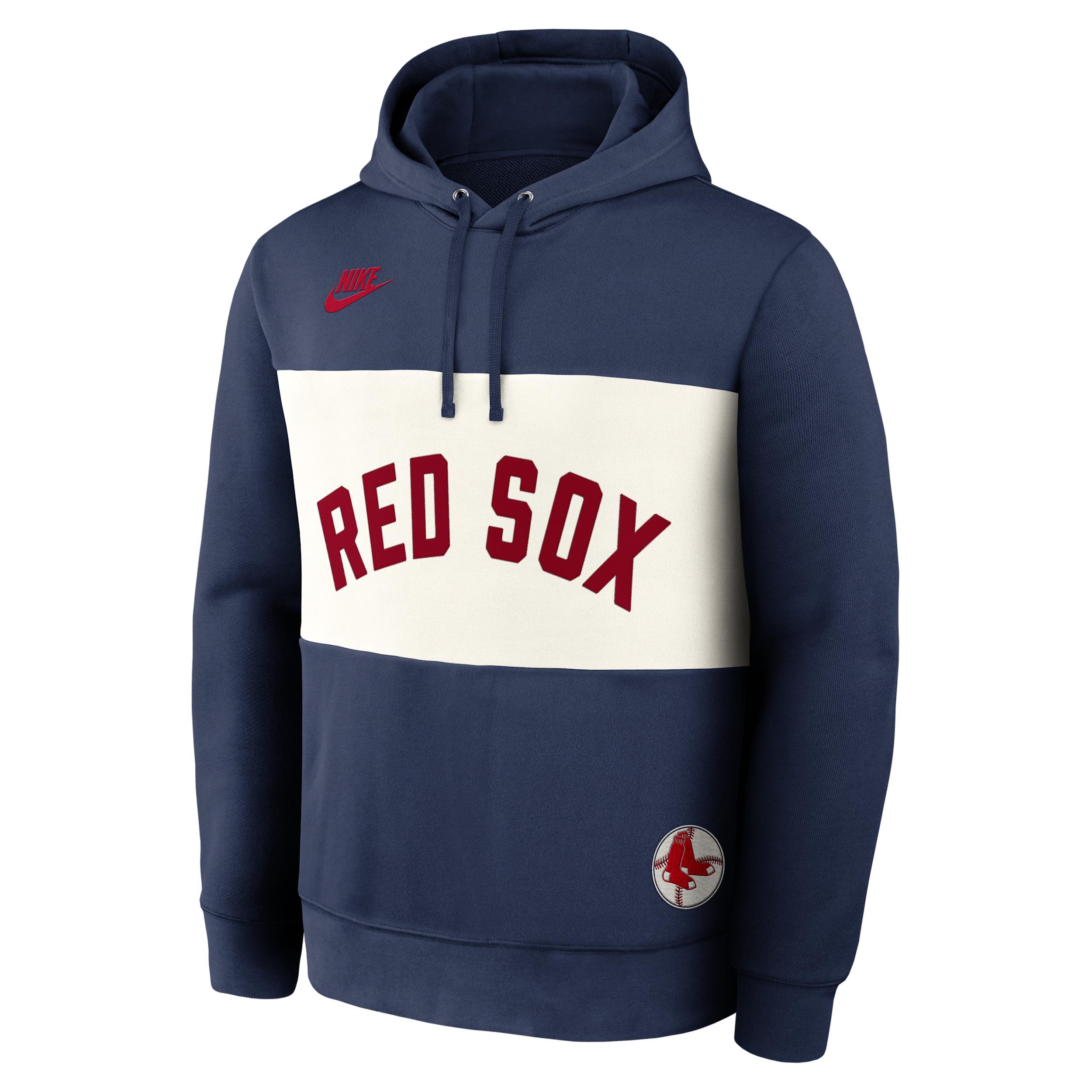 Boston Red Sox Cooperstown Legacy Nike Men's MLB Pullover Hoodie by NIKE