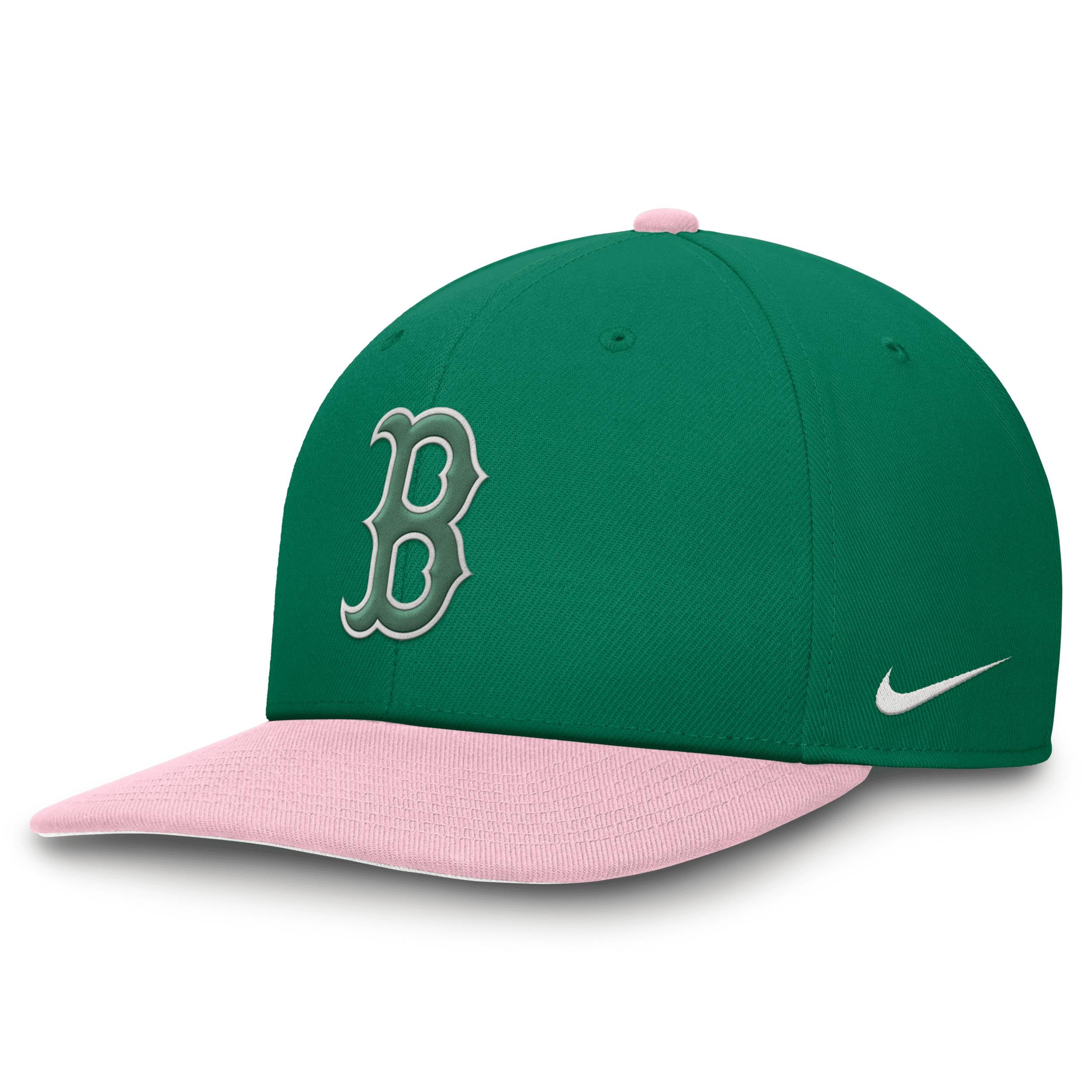 Boston Red Sox Malachite Pro Nike Unisex Dri-FIT MLB Adjustable Hat by NIKE