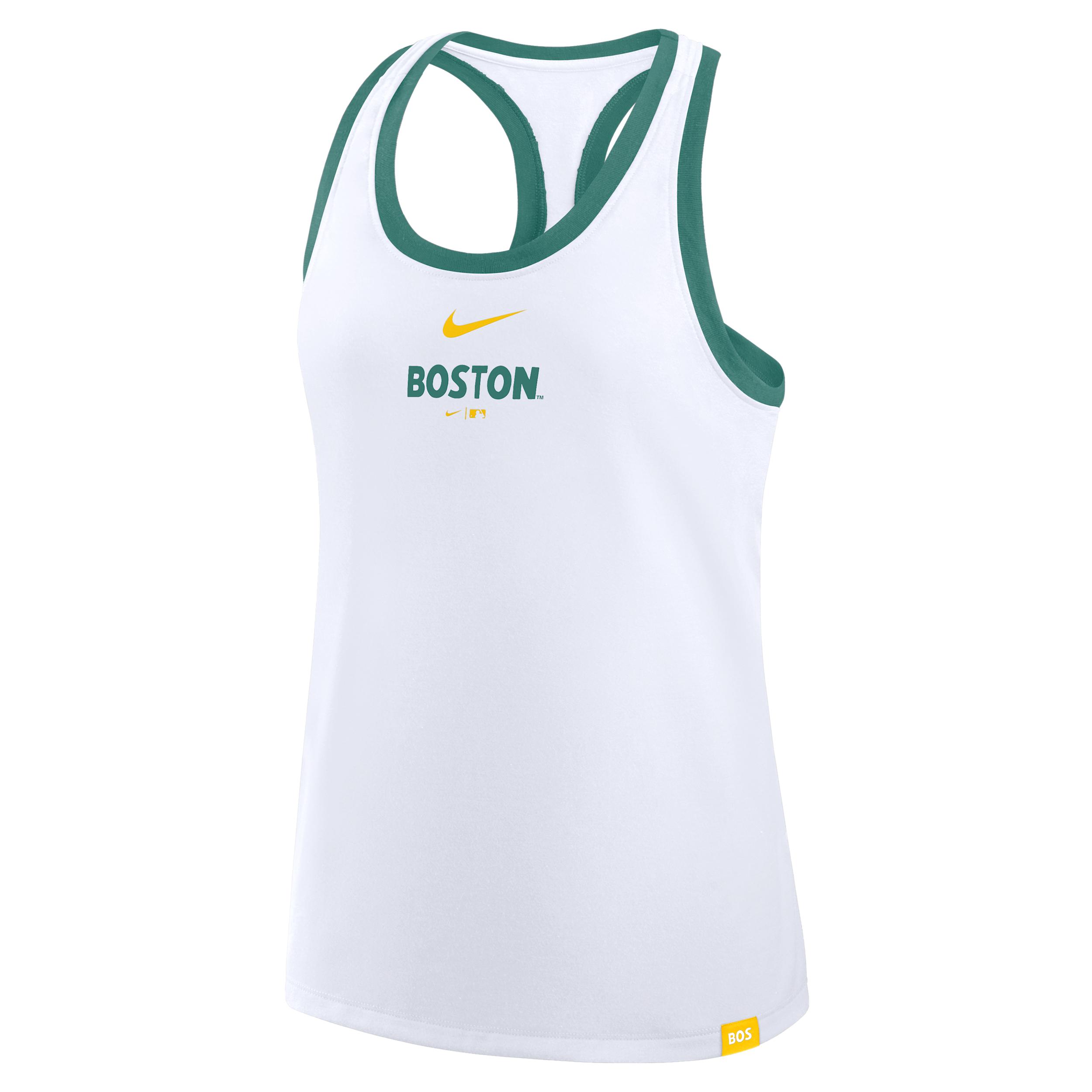 Boston Red Sox Script City Connect Nike Women's MLB Racerback Tank Top by NIKE Boston Red Sox Script City Connect Nike Women's MLB Racerback Tank Top by NIKE