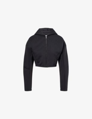 Boxy-Fit Embroidered-Logo Woven Jacket by NIKE