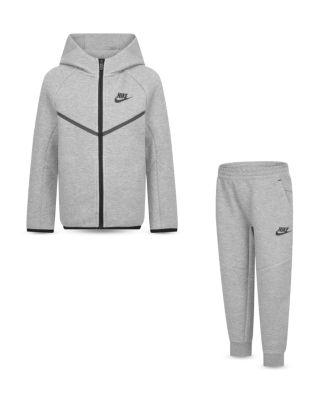Boys' Nike Tech Fleece Hooded Full Zip Set - Little Kid by NIKE