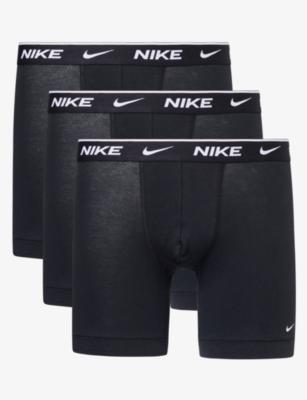 Branded-Waistband Set of Three Stretch-Cotton Boxers by NIKE