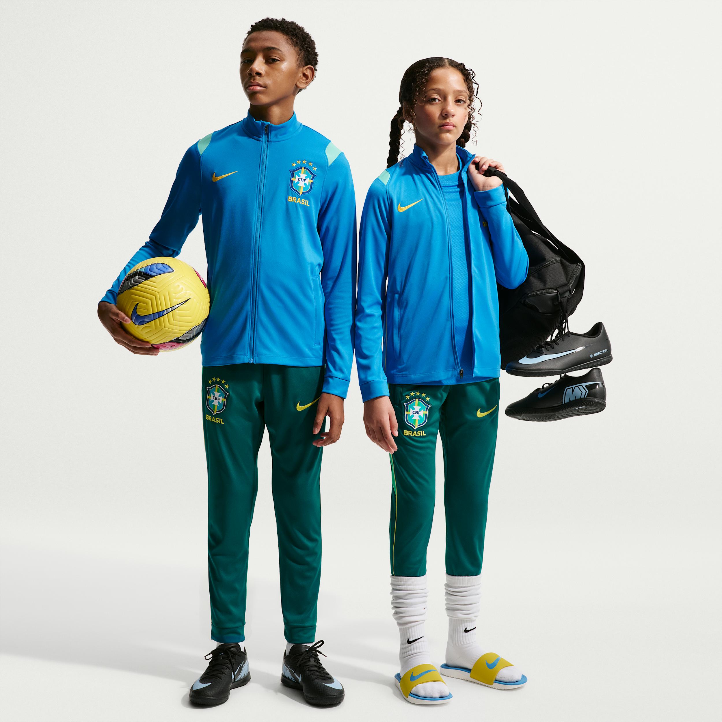 Brazil Academy Pro Big Kids' Nike Dri-FIT Soccer Knit Tracksuit by NIKE