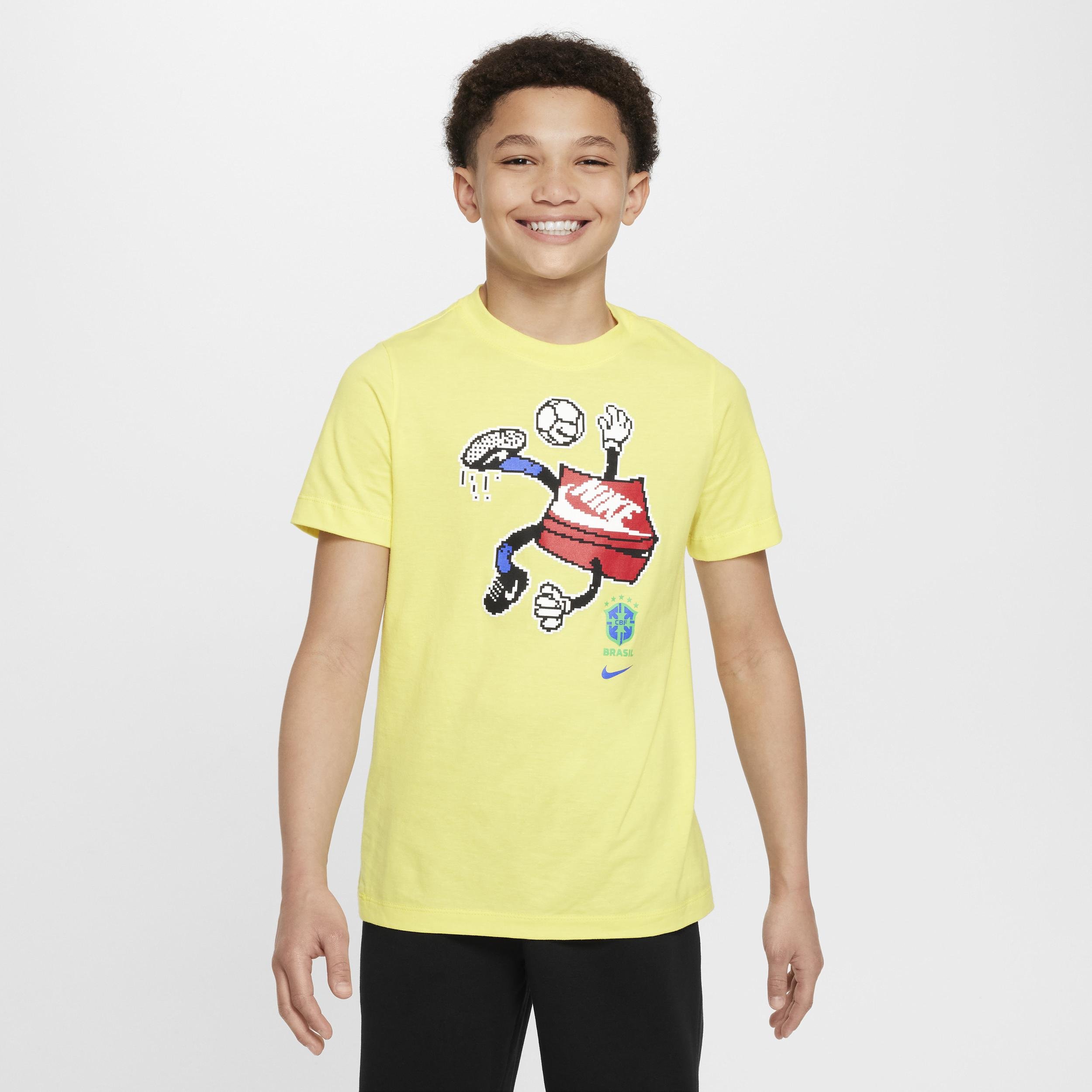 Brazil Big Kids' Nike Soccer T-Shirt by NIKE