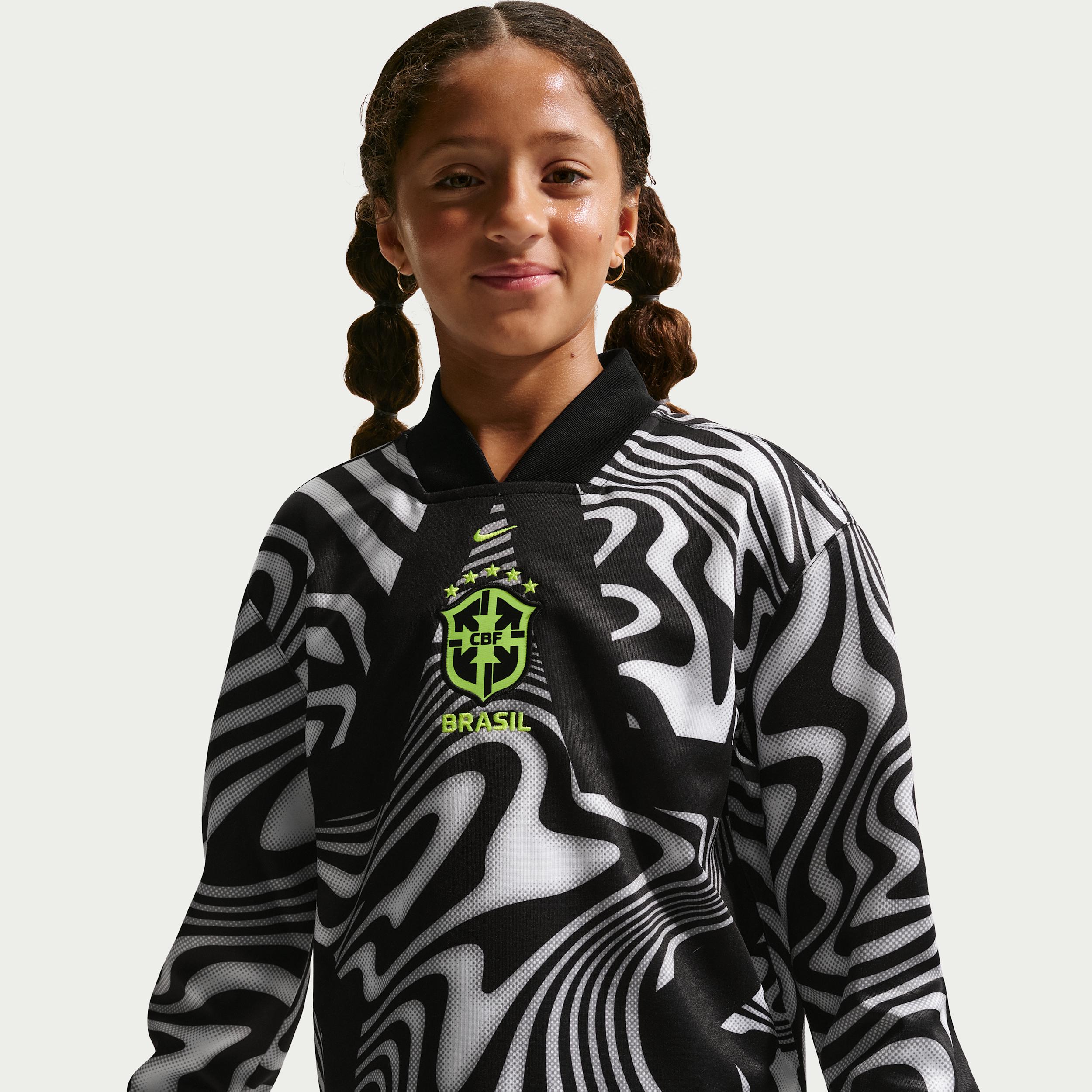 Brazil Hollywood Keeper Big Kids' Nike Dri-FIT Soccer Jersey by NIKE