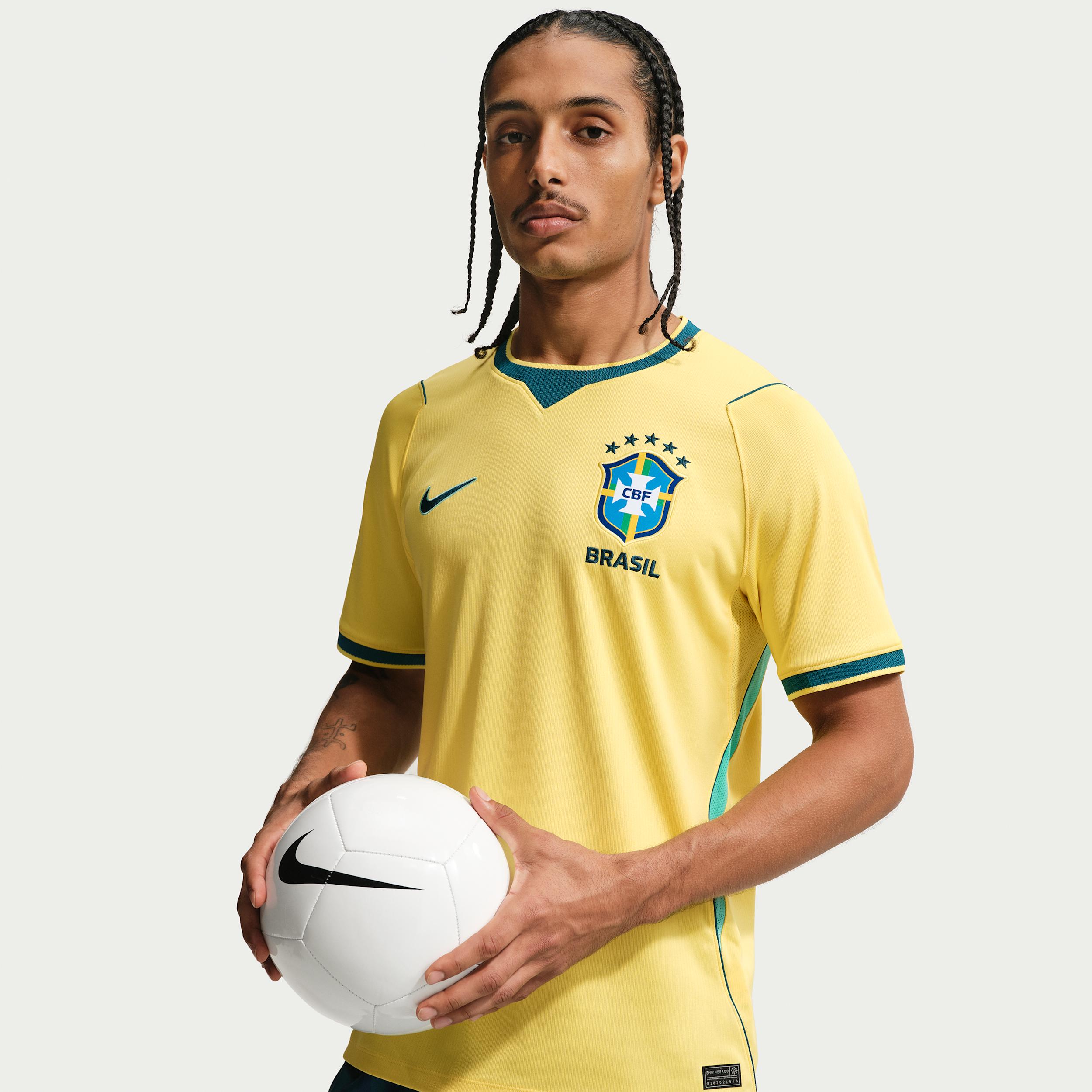 Brazil National Team 2026 Stadium Home Nike Men's Dri-FIT Soccer Jersey by NIKE