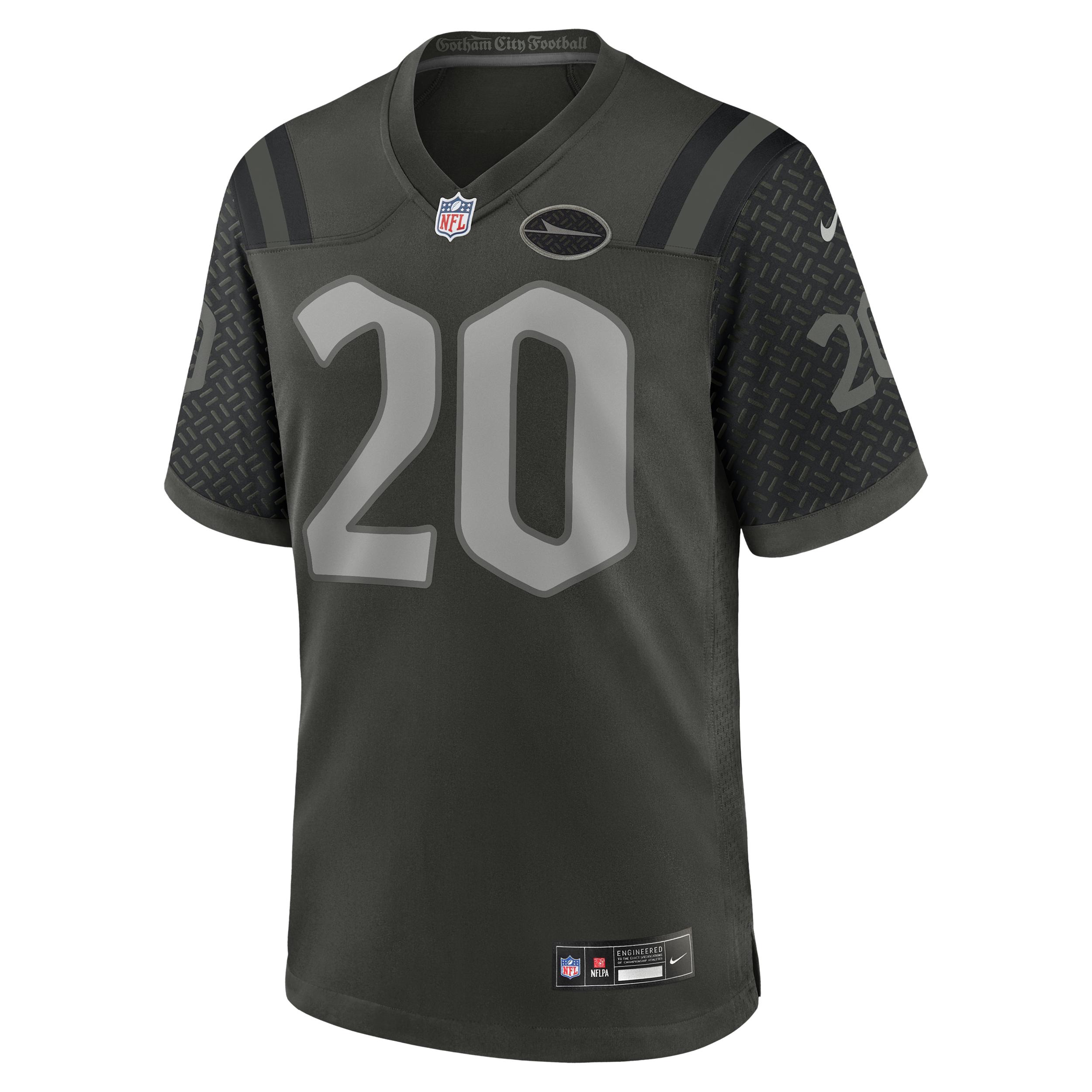 Breece Hall New York Jets Rivalries Collection Menâs Nike Men's NFL Game Jersey by NIKE