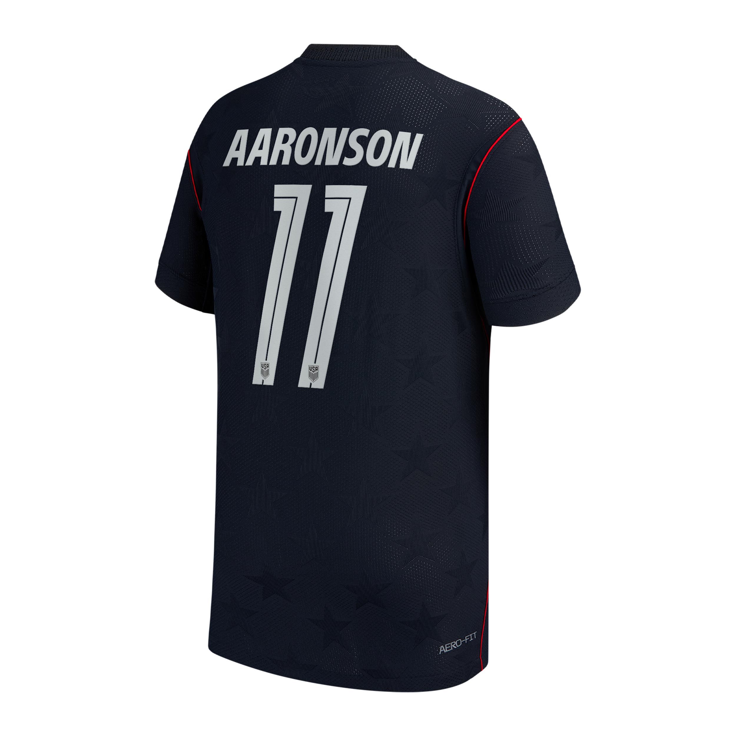 Brenden Aaronson USMNT 2026 Match Away Big Kids' Nike Aero-FIT Soccer Jersey by NIKE