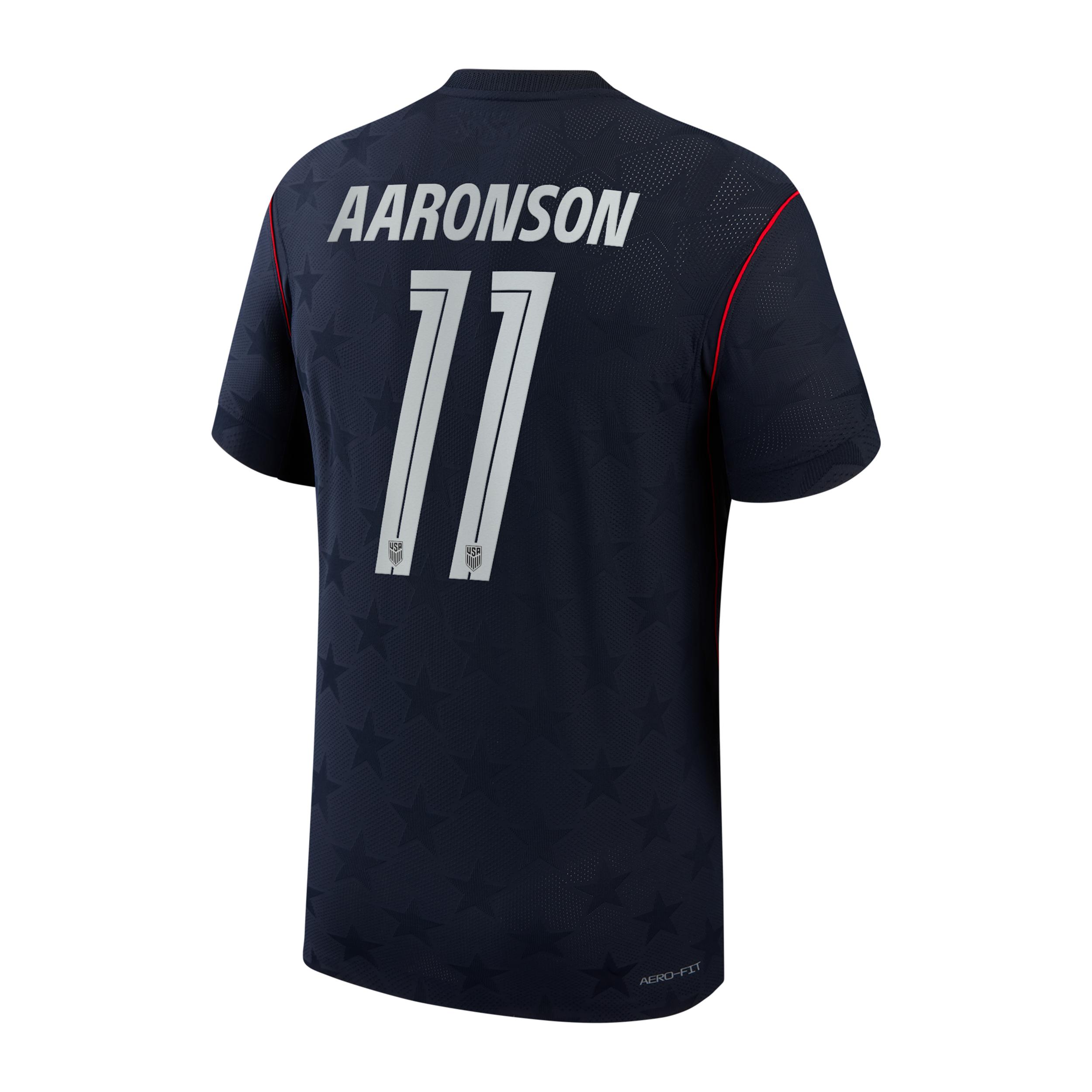 Brenden Aaronson USMNT 2026 Match Away Nike Men's Aero-FIT Soccer Jersey by NIKE
