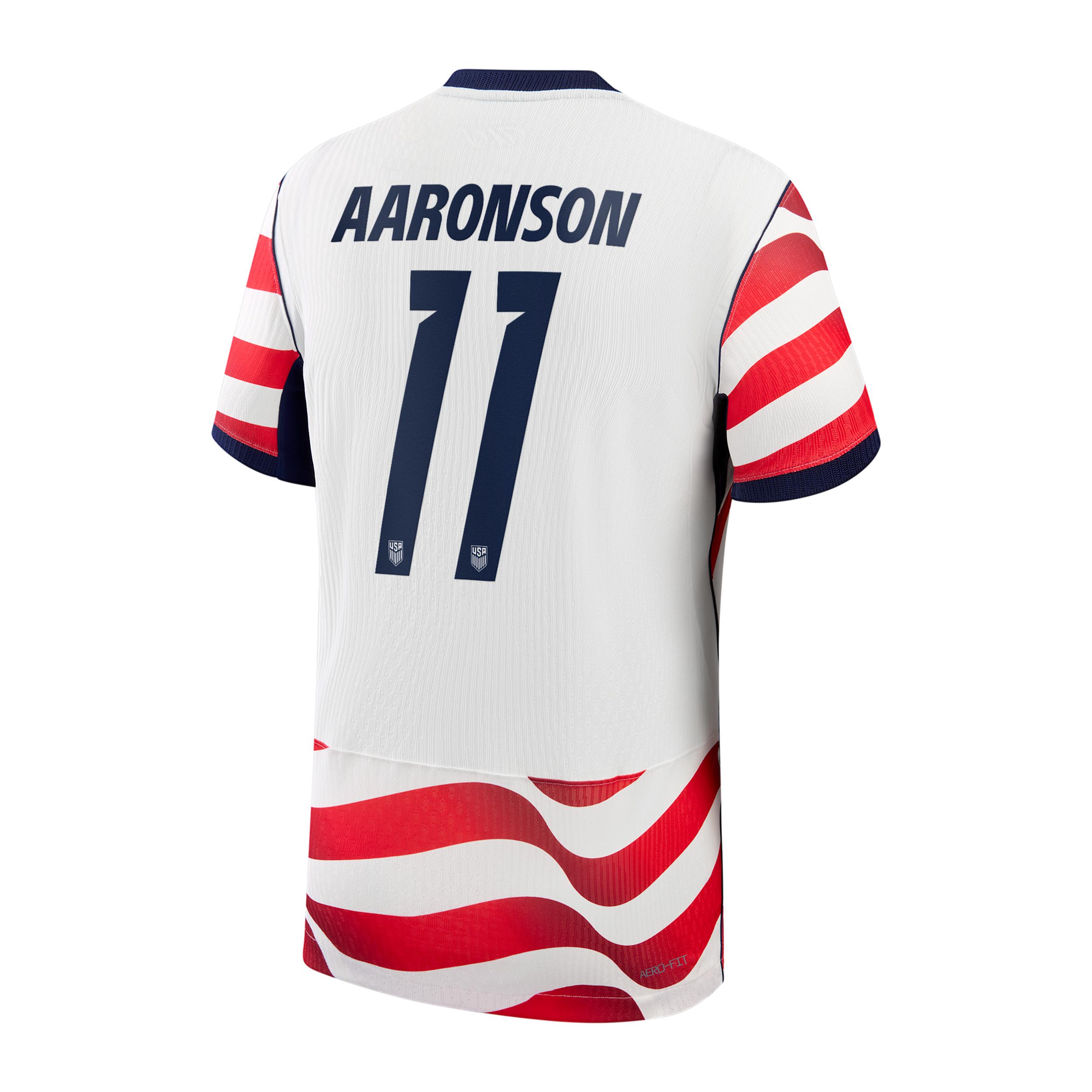 Brenden Aaronson USMNT 2026 Match Home Nike Men's Aero-FIT Soccer Jersey by NIKE