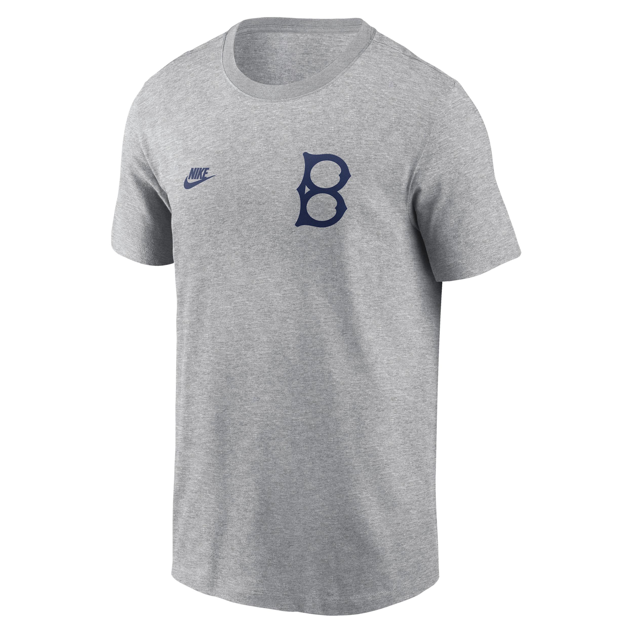 Brooklyn Dodgers Cooperstown 2-Hit Large Logo Nike Men's MLB T-Shirt by NIKE