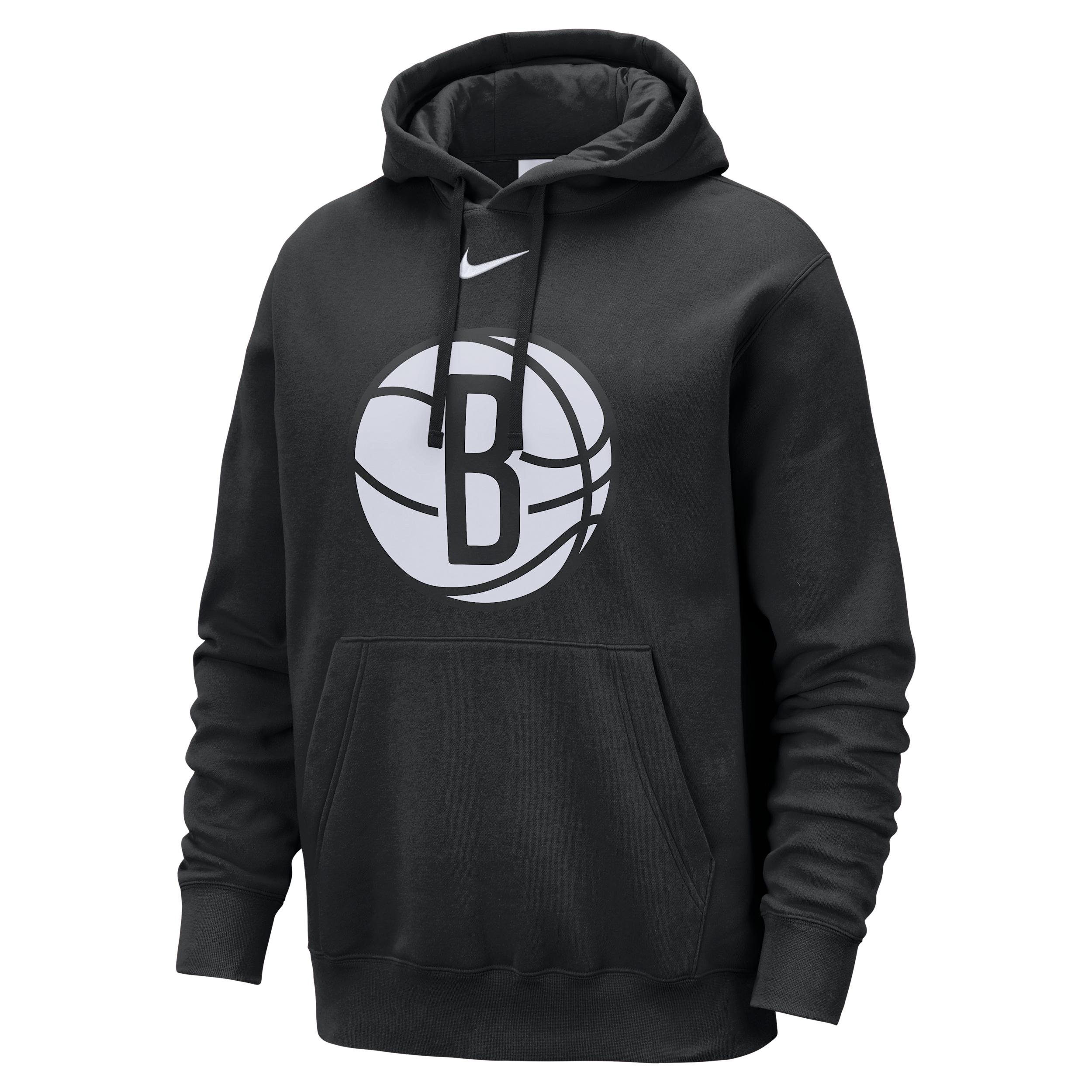 Brooklyn Nets Club Nike Men's NBA Pullover Hoodie by NIKE