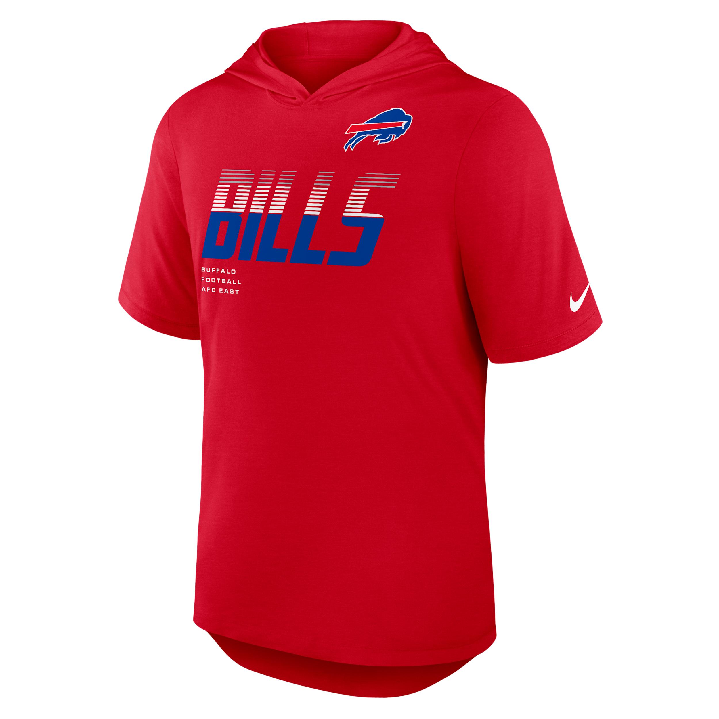 Buffalo Bills Nike Men's Dri-FIT NFL Hooded T-Shirt by NIKE