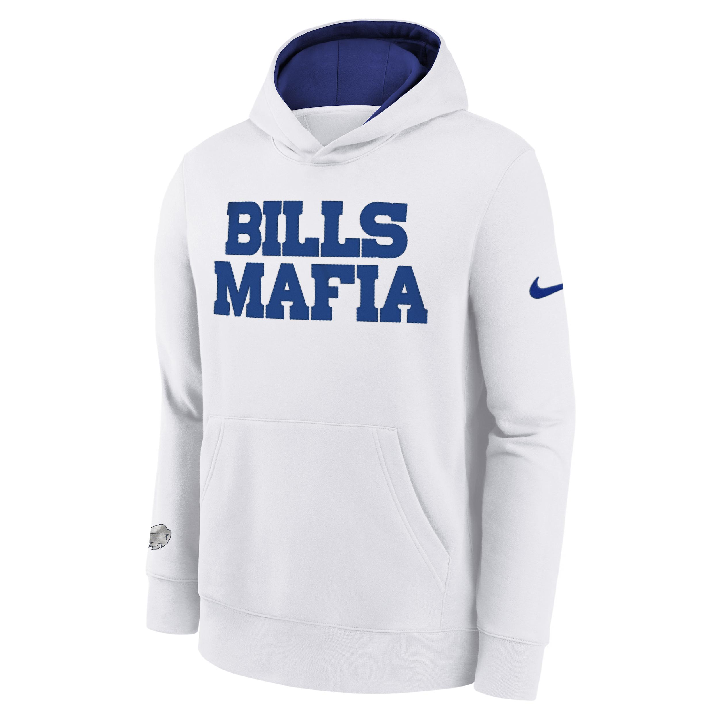 Buffalo Bills Rivalry Club Big Kids' Nike NFL Pullover Hoodie by NIKE