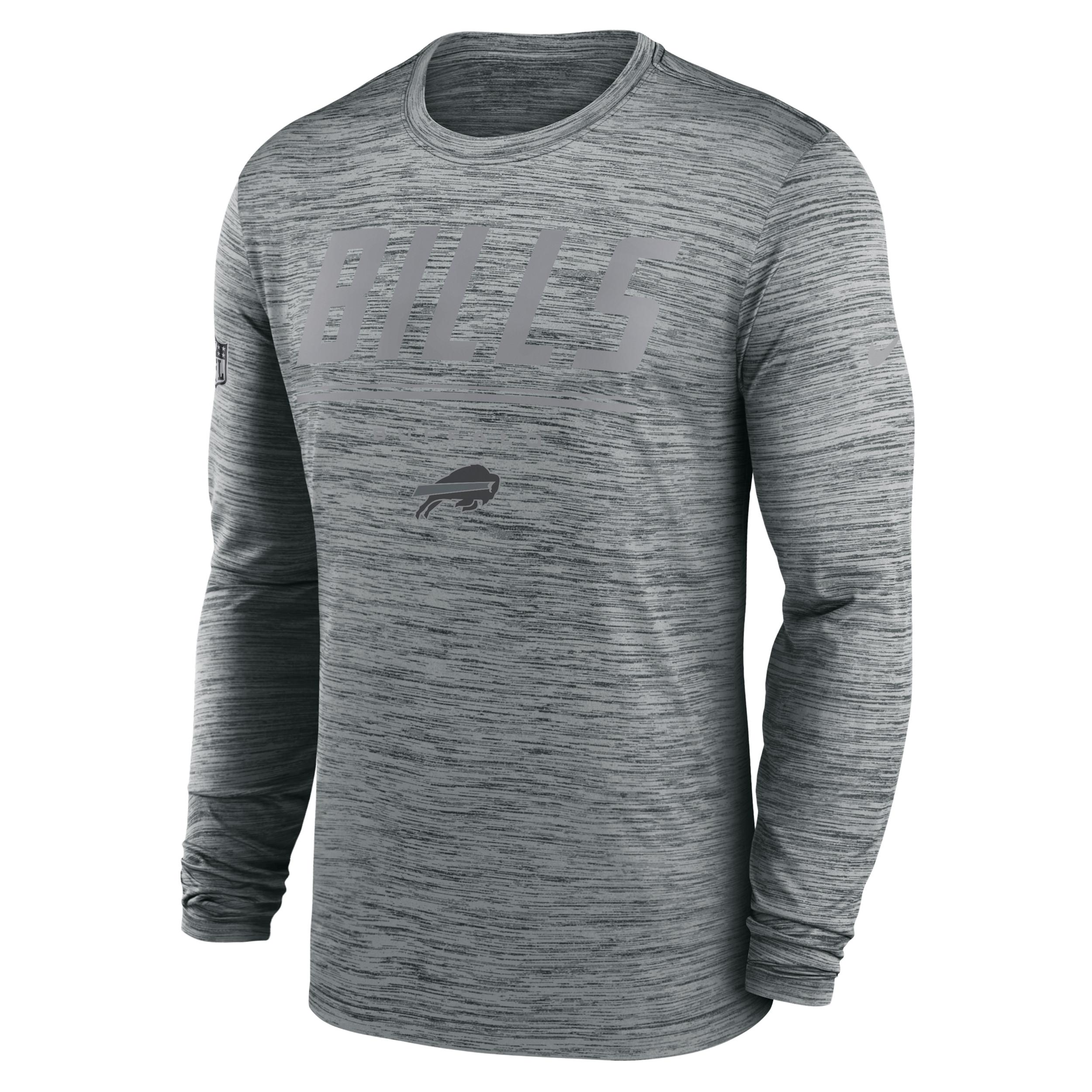 Buffalo Bills Sideline Team Issue Velocity Nike Men's Dri-FIT NFL Long-Sleeve T-Shirt by NIKE