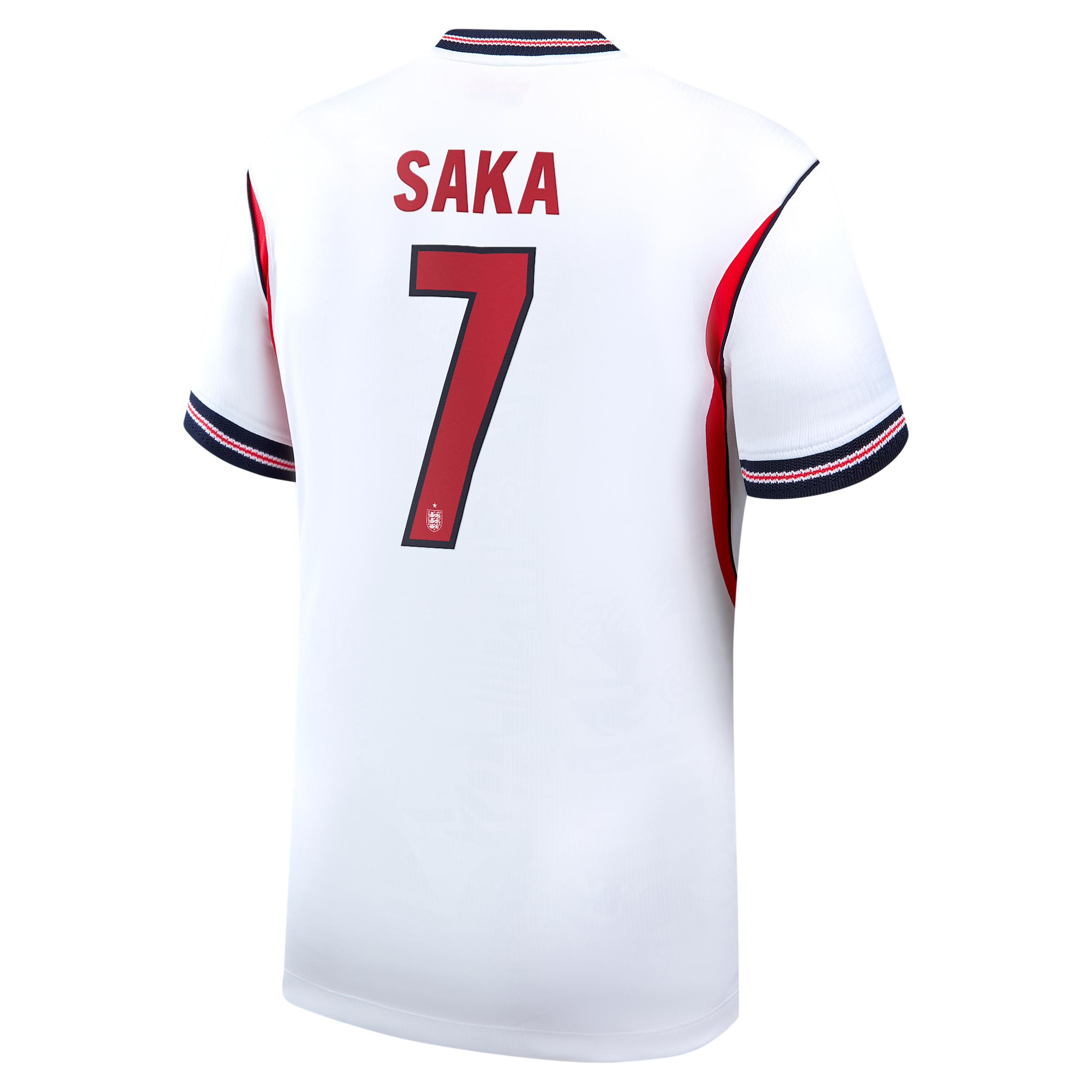 Bukayo Saka England National Team 2026 Stadium Home Nike Men's Dri-FIT Soccer Jersey by NIKE
