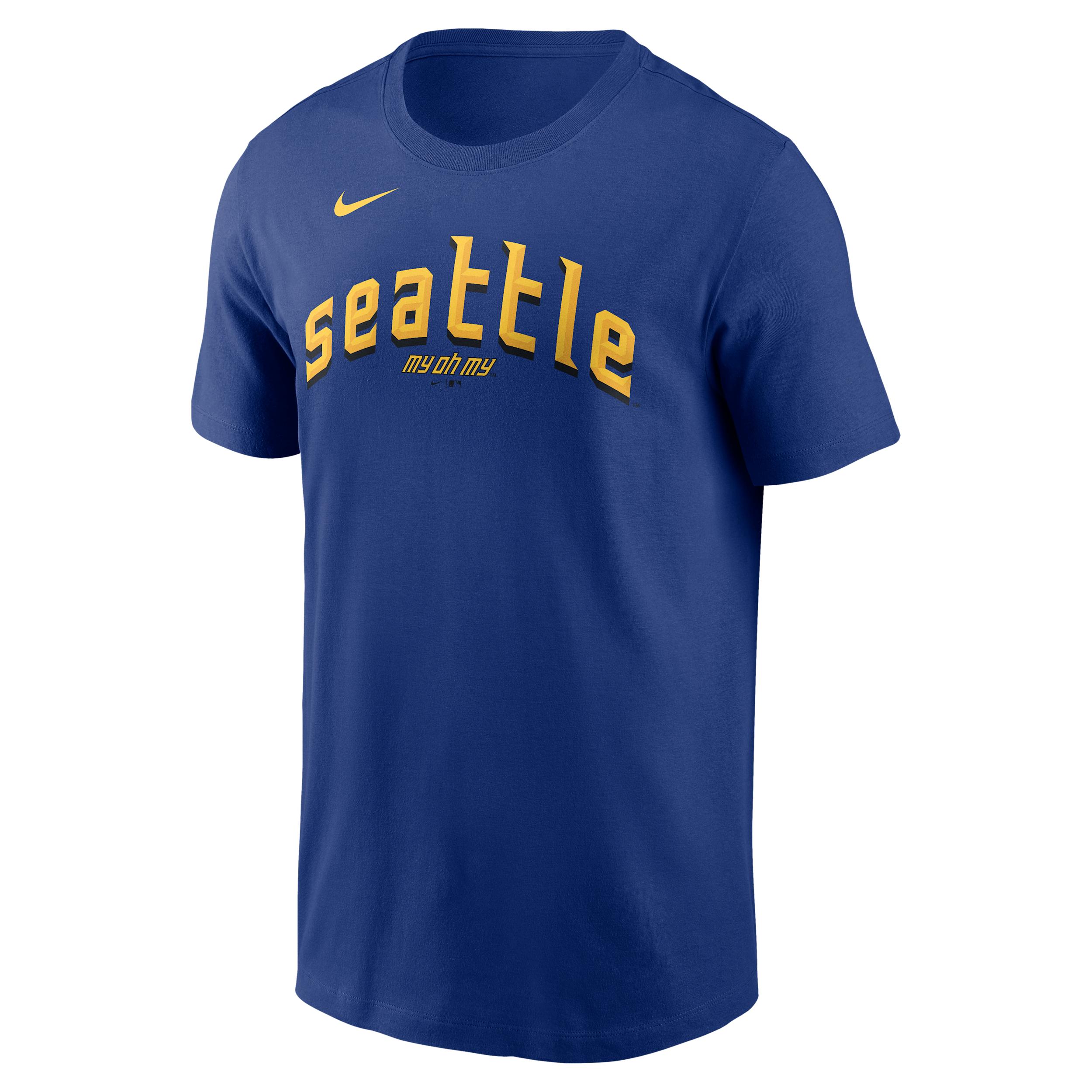 Cal Raleigh Seattle Mariners City Connect Nike Men's MLB T-Shirt by NIKE