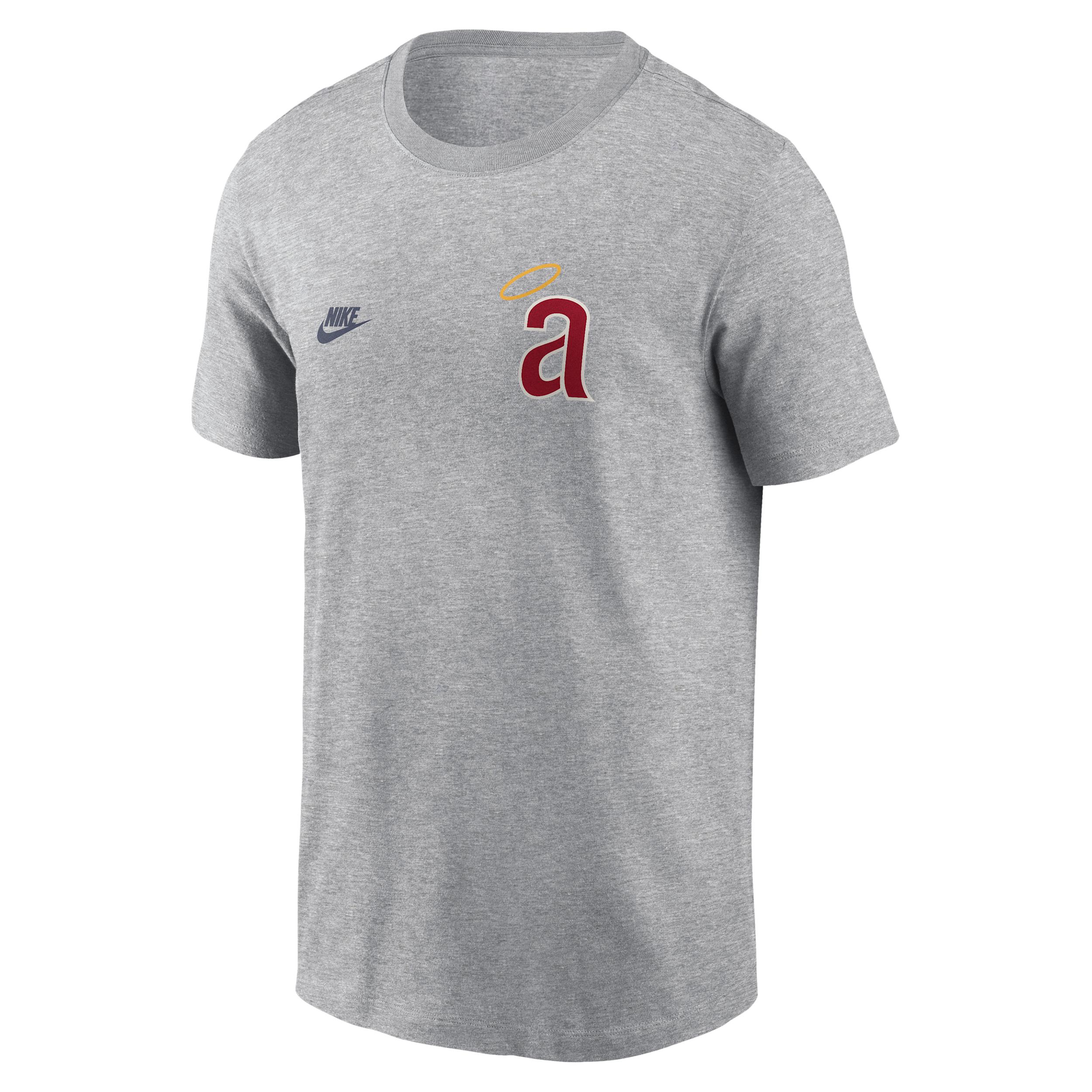 California Angels Cooperstown 2-Hit Large Logo Nike Men's MLB T-Shirt by NIKE