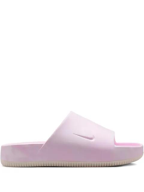 Calm SE embossed-logo slide by NIKE