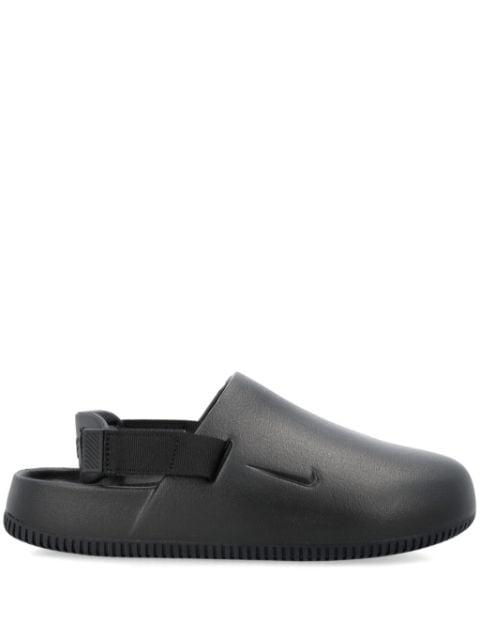 Calm logo-debossed slippers by NIKE