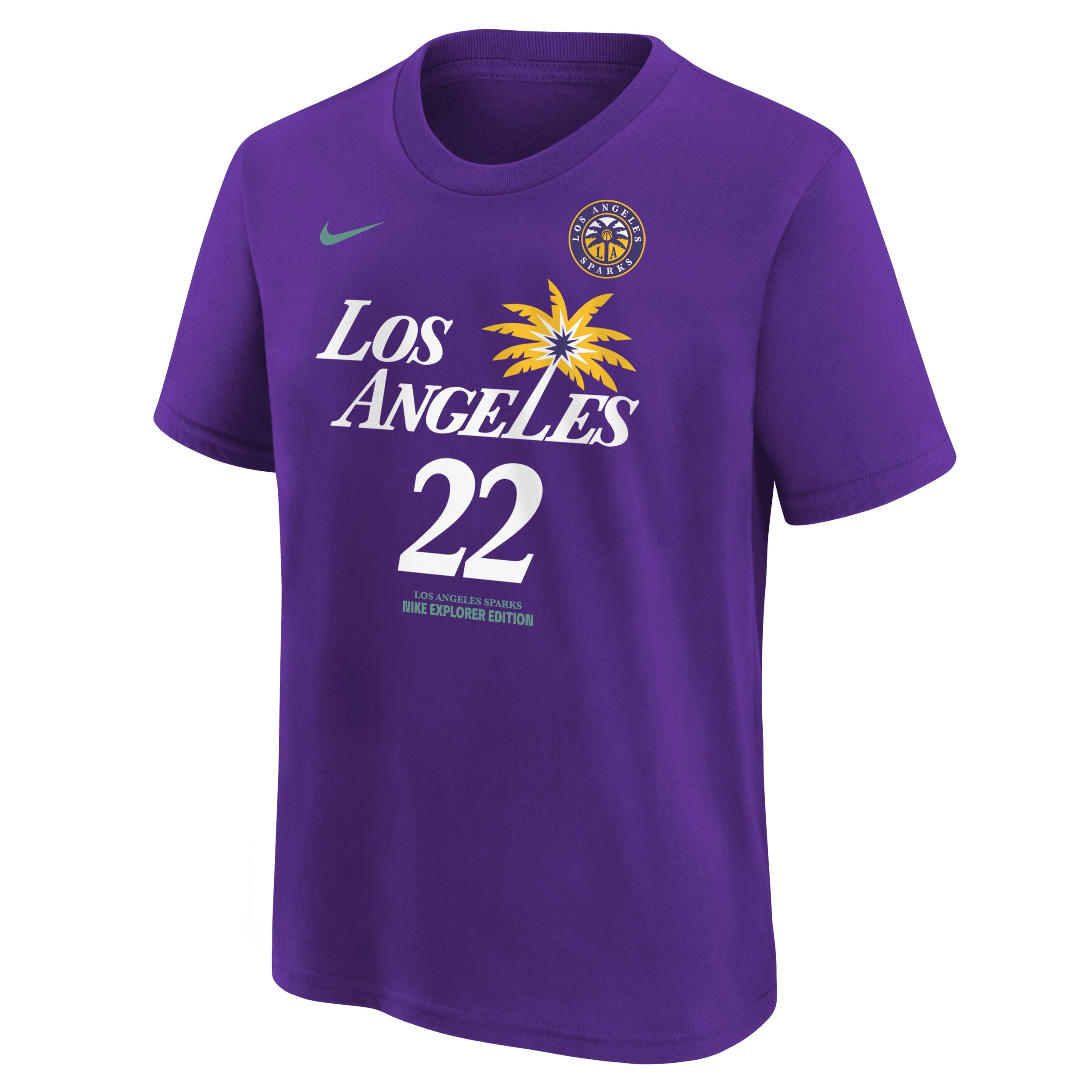 Cameron Brink Los Angeles Sparks Explorer Edition Big Kids' Nike WNBA T-Shirt by NIKE