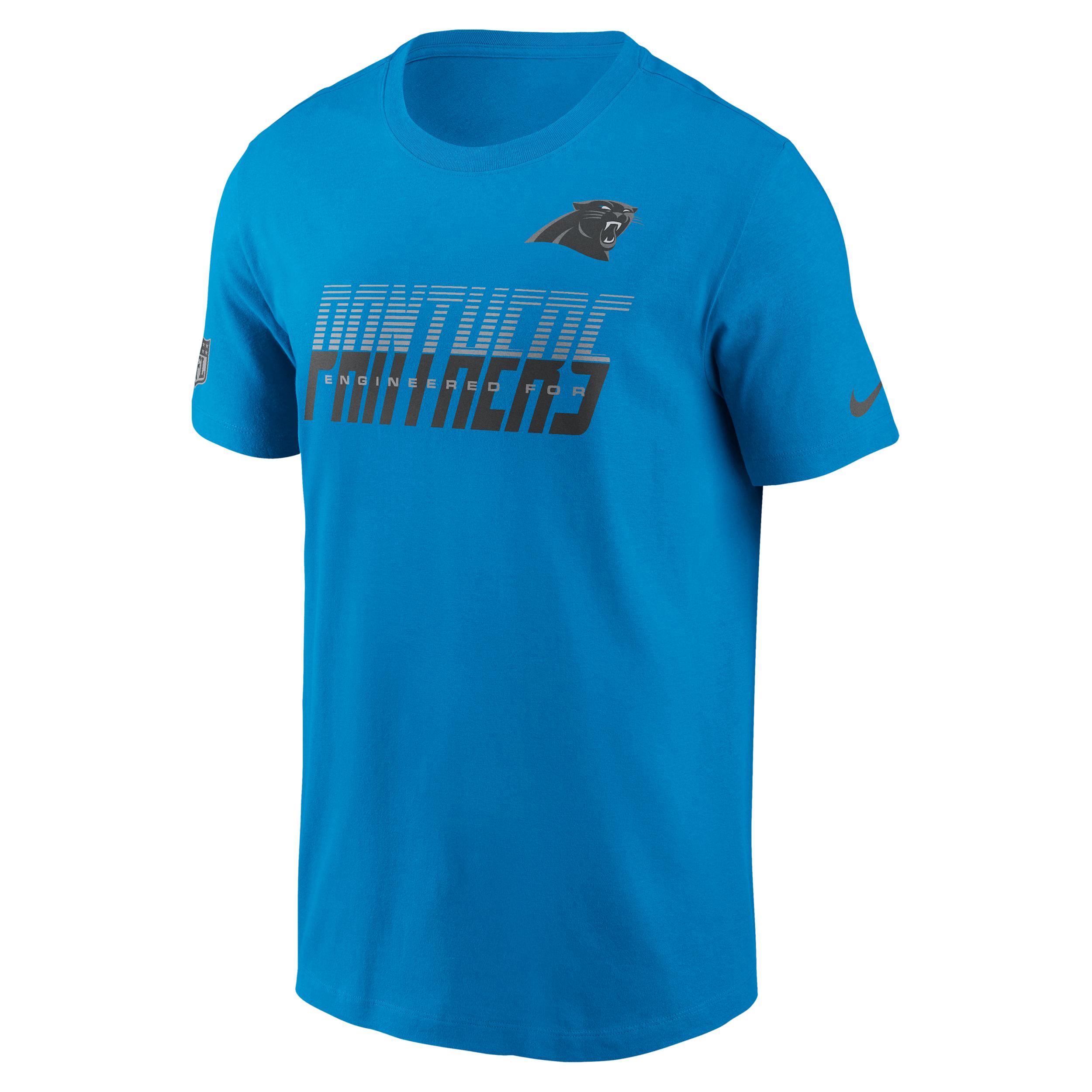Carolina Panthers Sideline Team Issue Nike Men's Dri-FIT NFL T-Shirt by NIKE