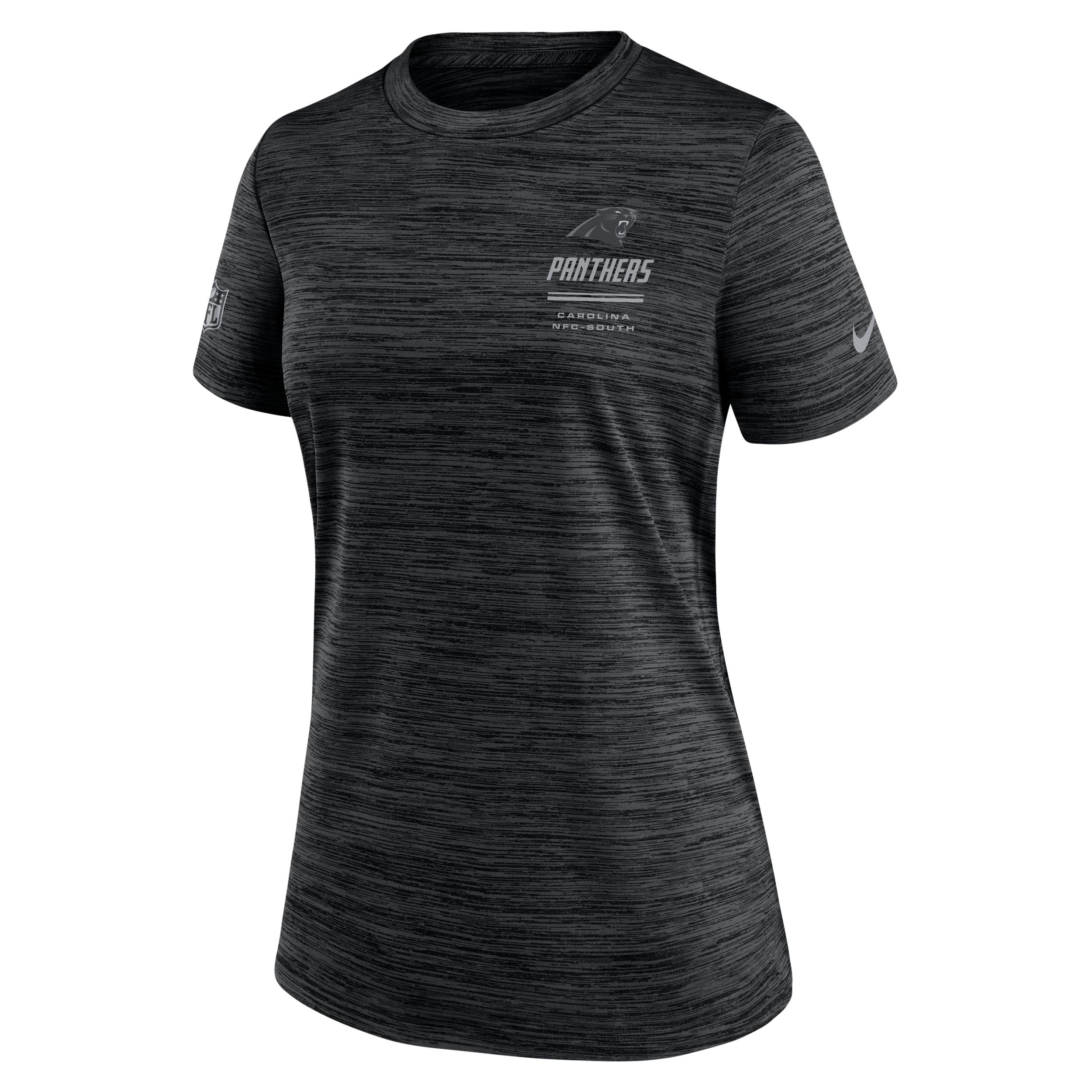 Carolina Panthers Sideline Velocity Nike Women's Dri-FIT NFL T-Shirt by NIKE