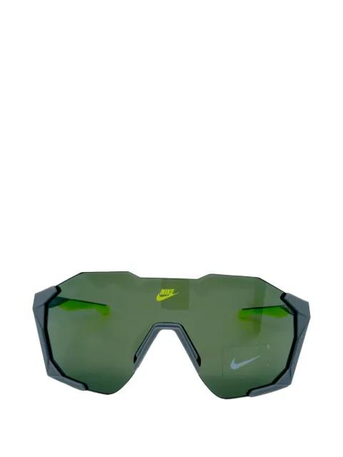 Charged Shield geometric-frame sunglasses by NIKE