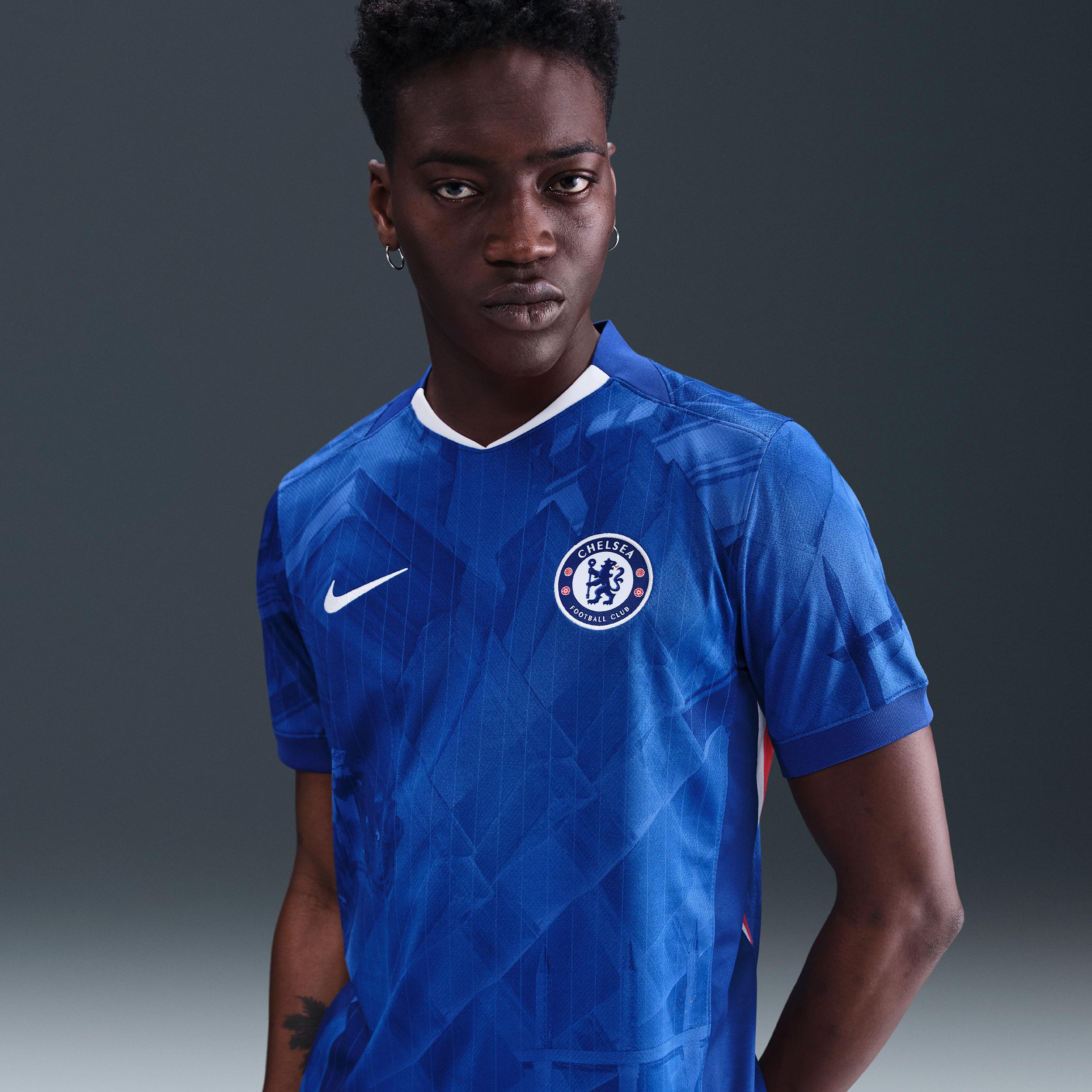 Chelsea FC 2025/26 Stadium Home Nike Men's Dri-FIT Soccer Replica Jersey by NIKE