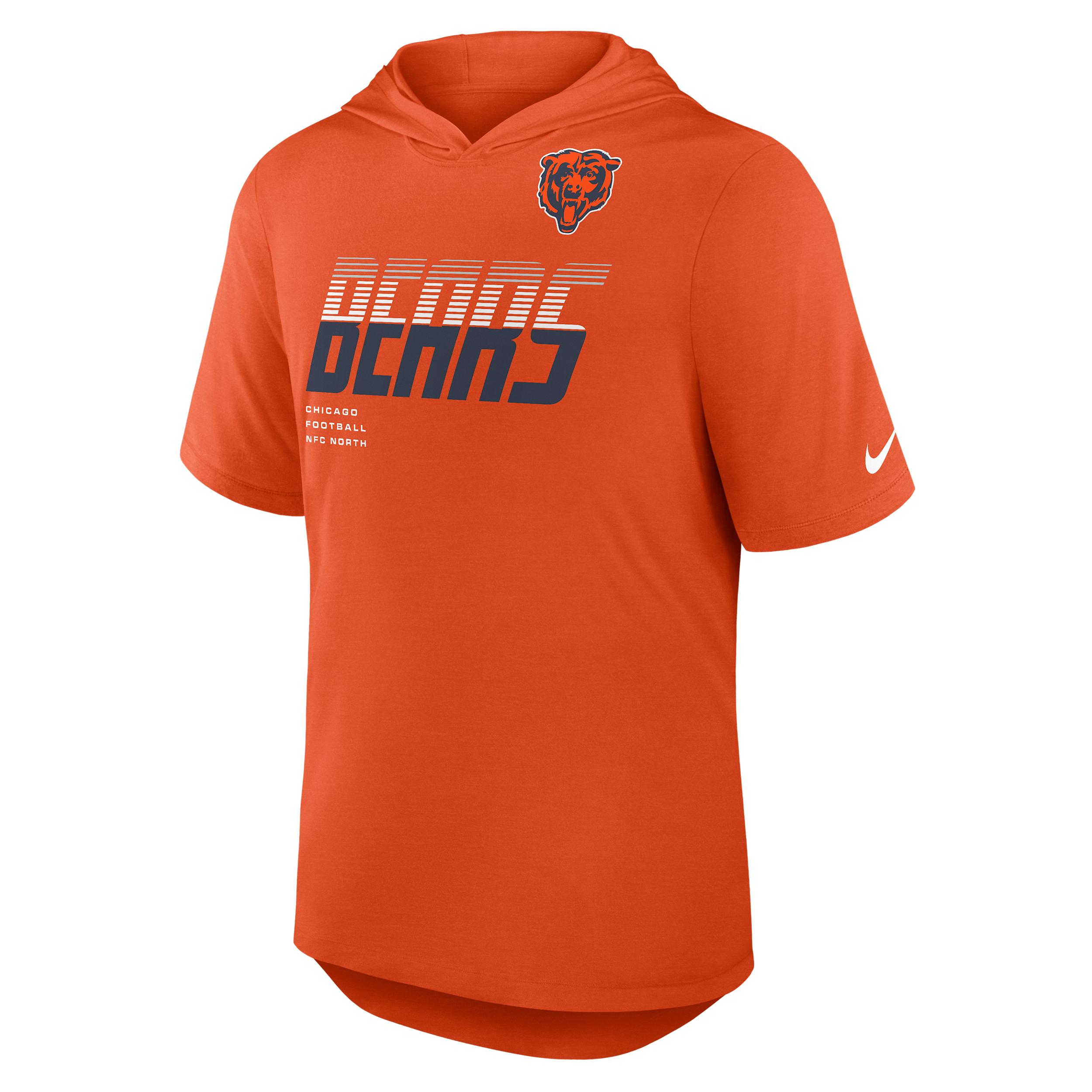 Chicago Bears Nike Men's Dri-FIT NFL Hooded T-Shirt by NIKE