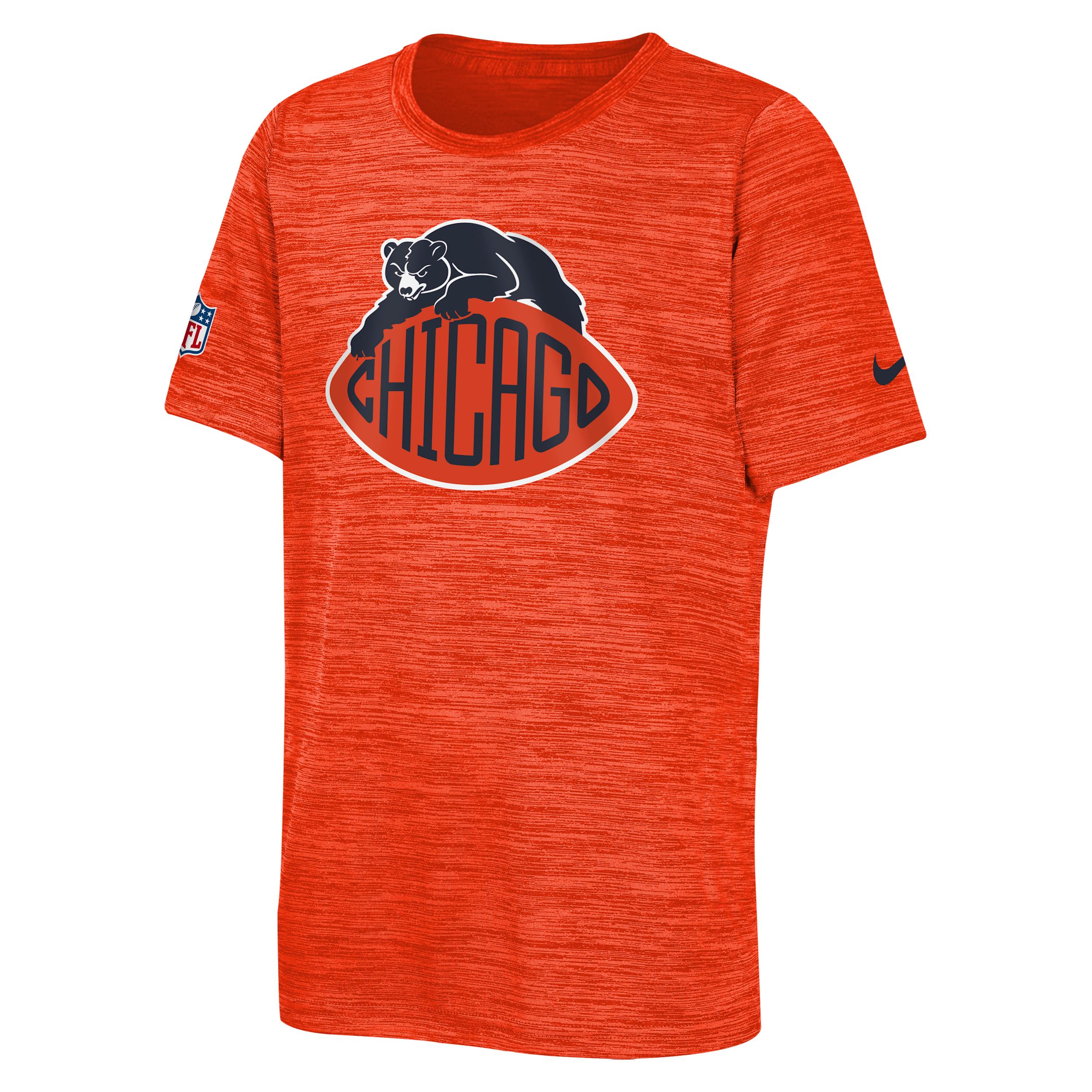 Chicago Bears Rivalries Collection Sideline Velocity Big Kids' Nike Dri-FIT NFL T-Shirt by NIKE