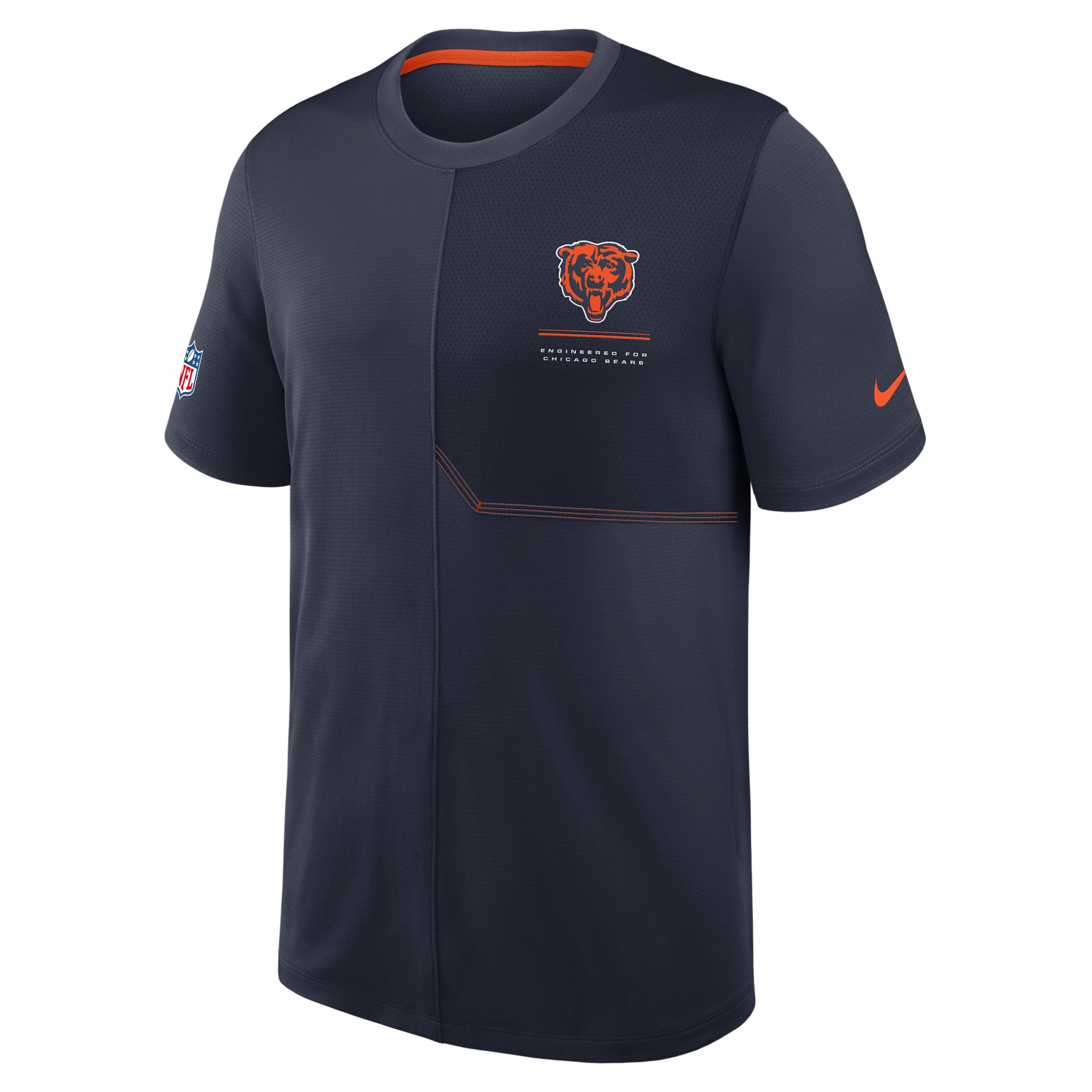 Chicago Bears Sideline Coach Nike Men's Dri-FIT NFL Top by NIKE