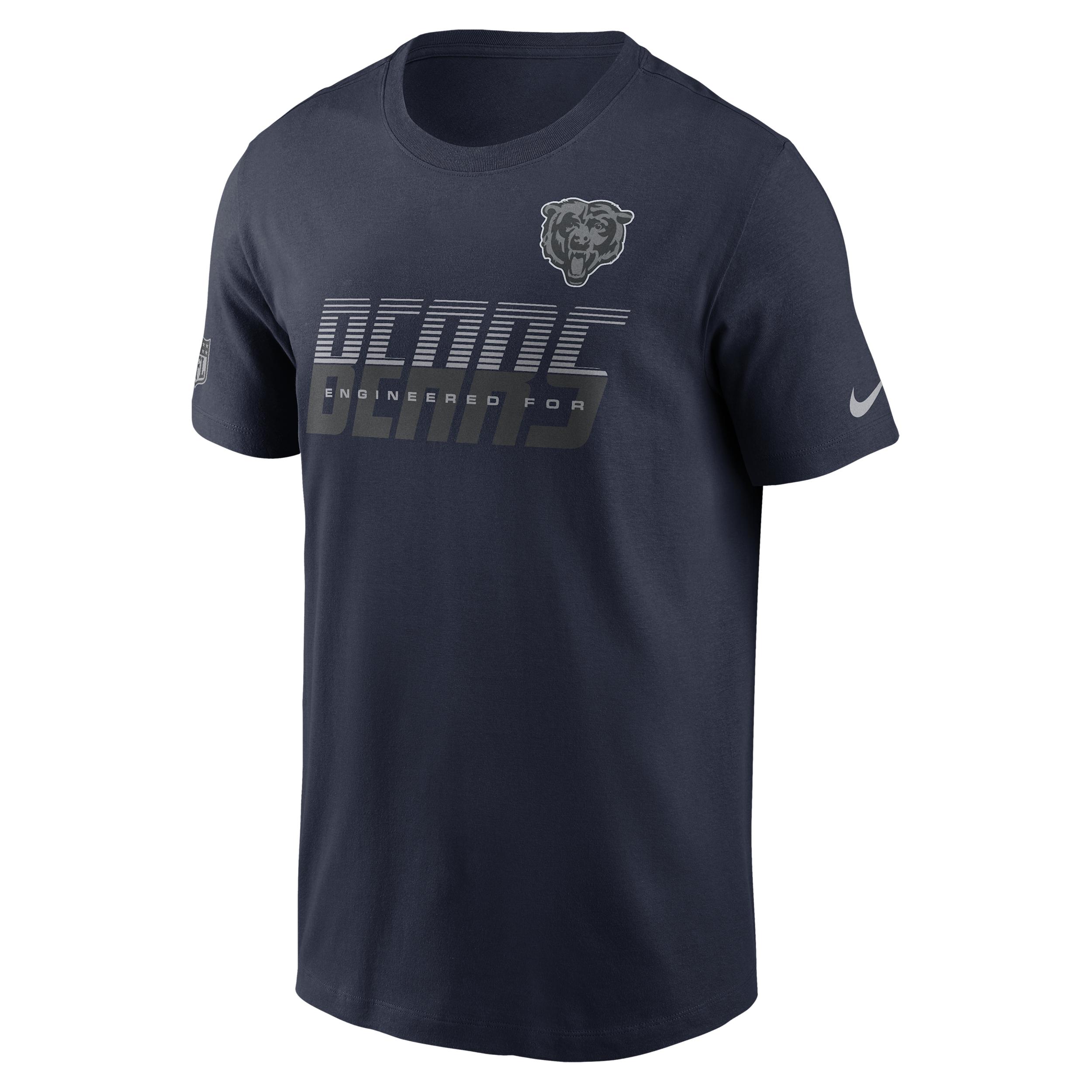 Chicago Bears Sideline Team Issue Nike Men's Dri-FIT NFL T-Shirt by NIKE