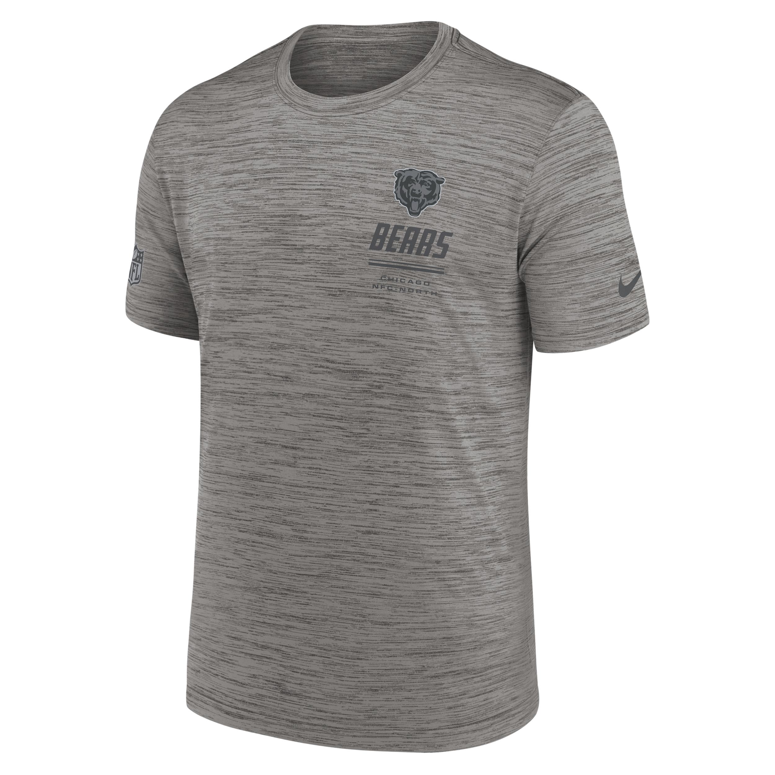 Chicago Bears Sideline Team Issue Velocity Nike Men's Dri-FIT NFL T-Shirt by NIKE