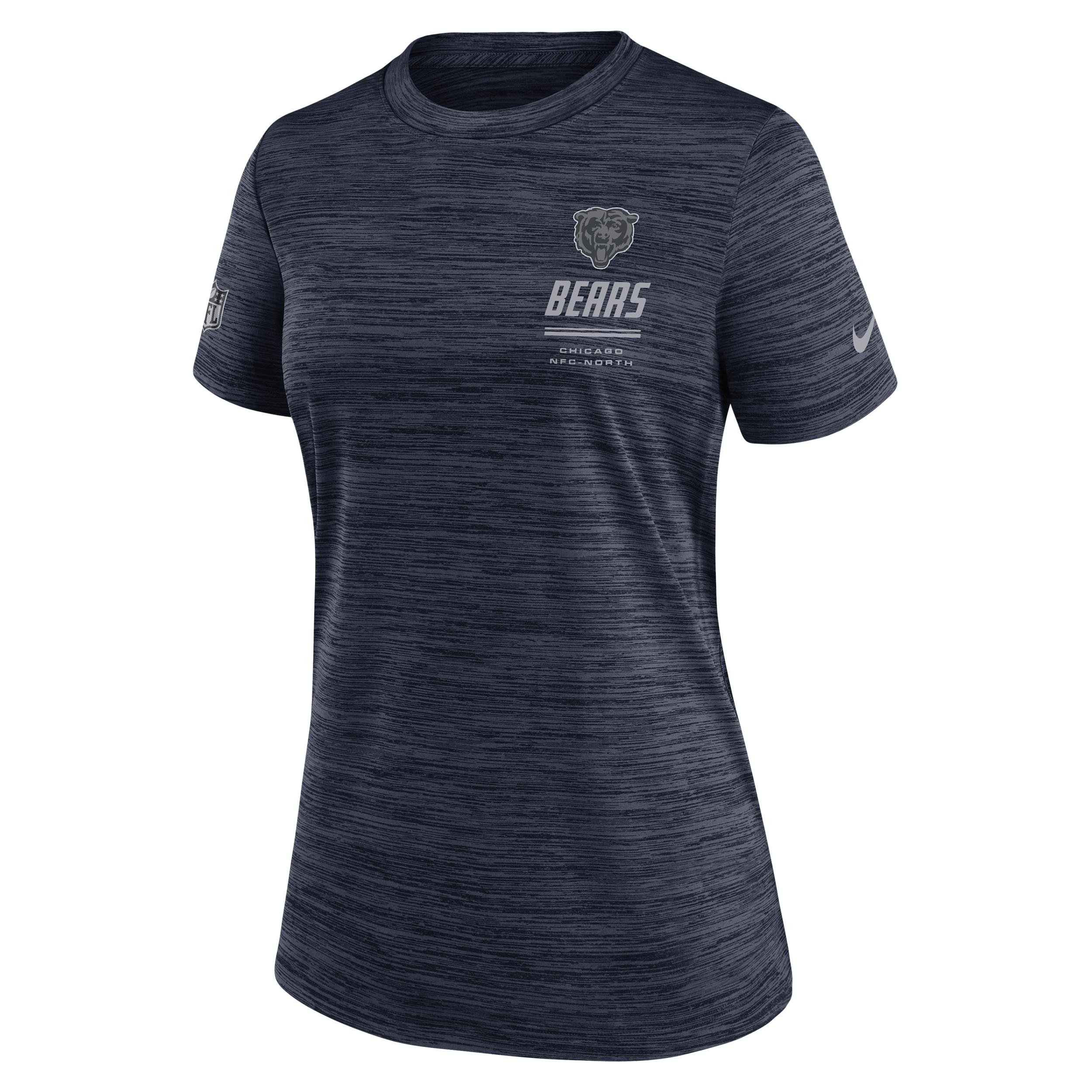 Chicago Bears Sideline Velocity Nike Women's Dri-FIT NFL T-Shirt by NIKE