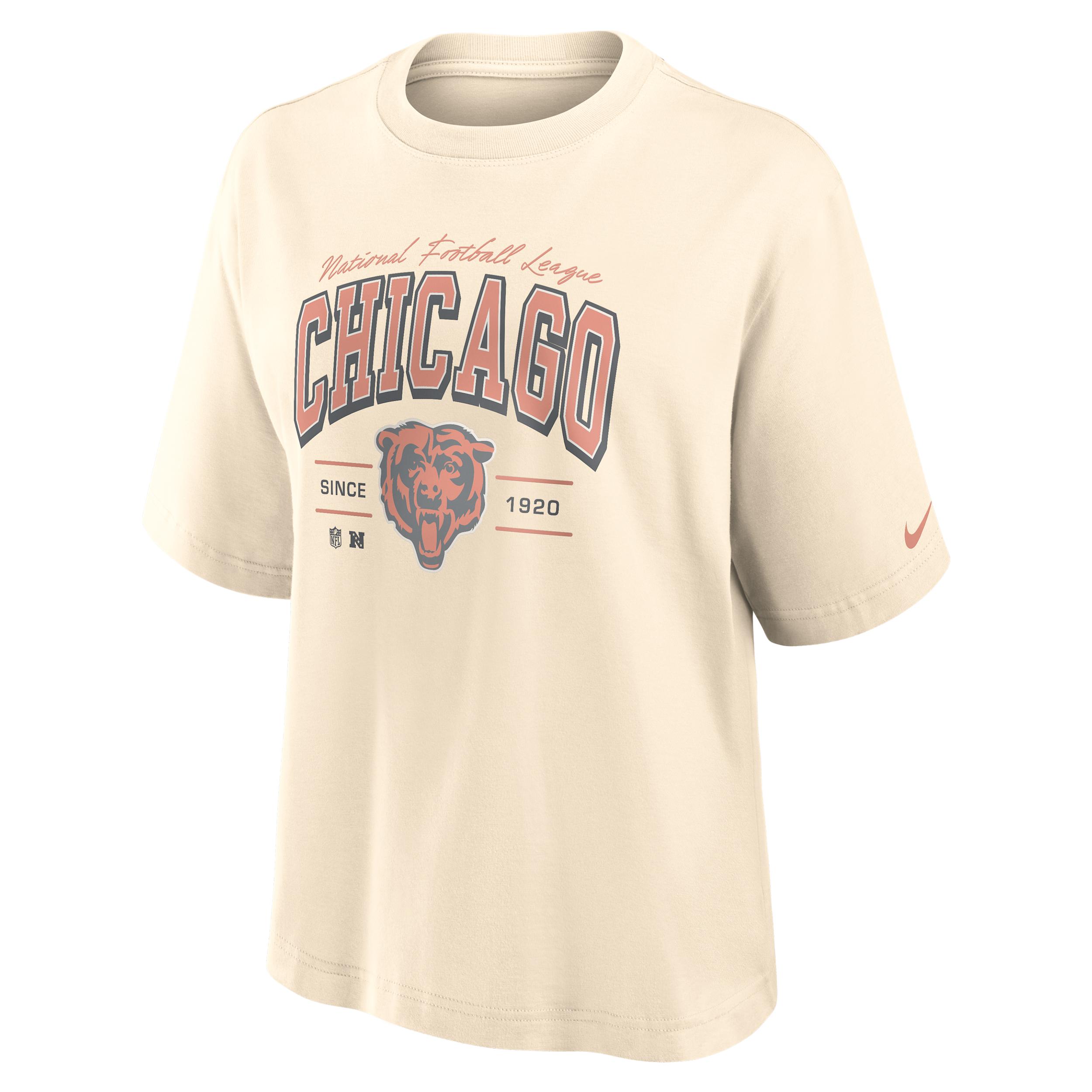 Chicago Bears Vintage Mod Boxy Nike Women's NFL T-Shirt by NIKE