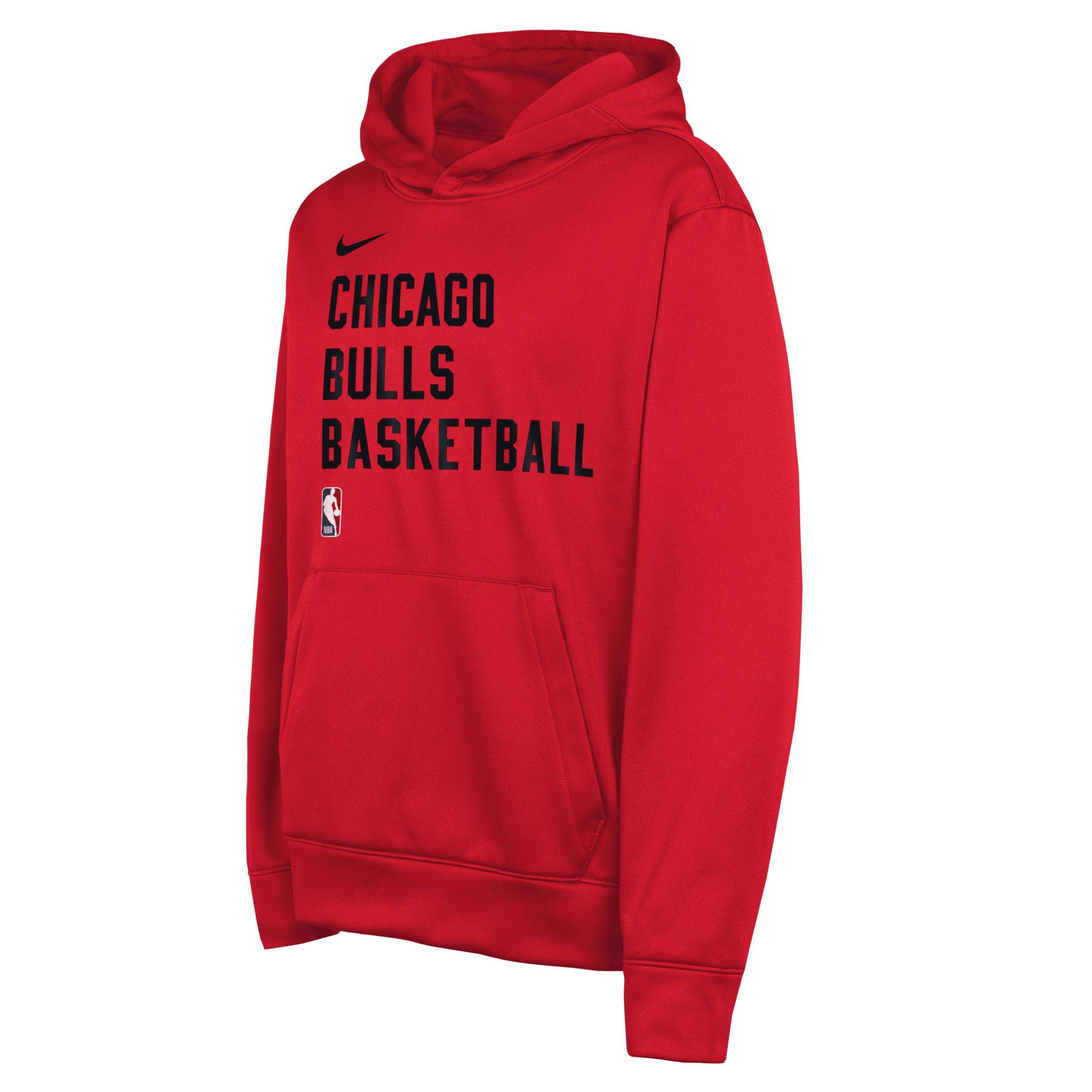 Chicago Bulls Big Kids' Nike Dri-FIT NBA Pullover Hoodie by NIKE