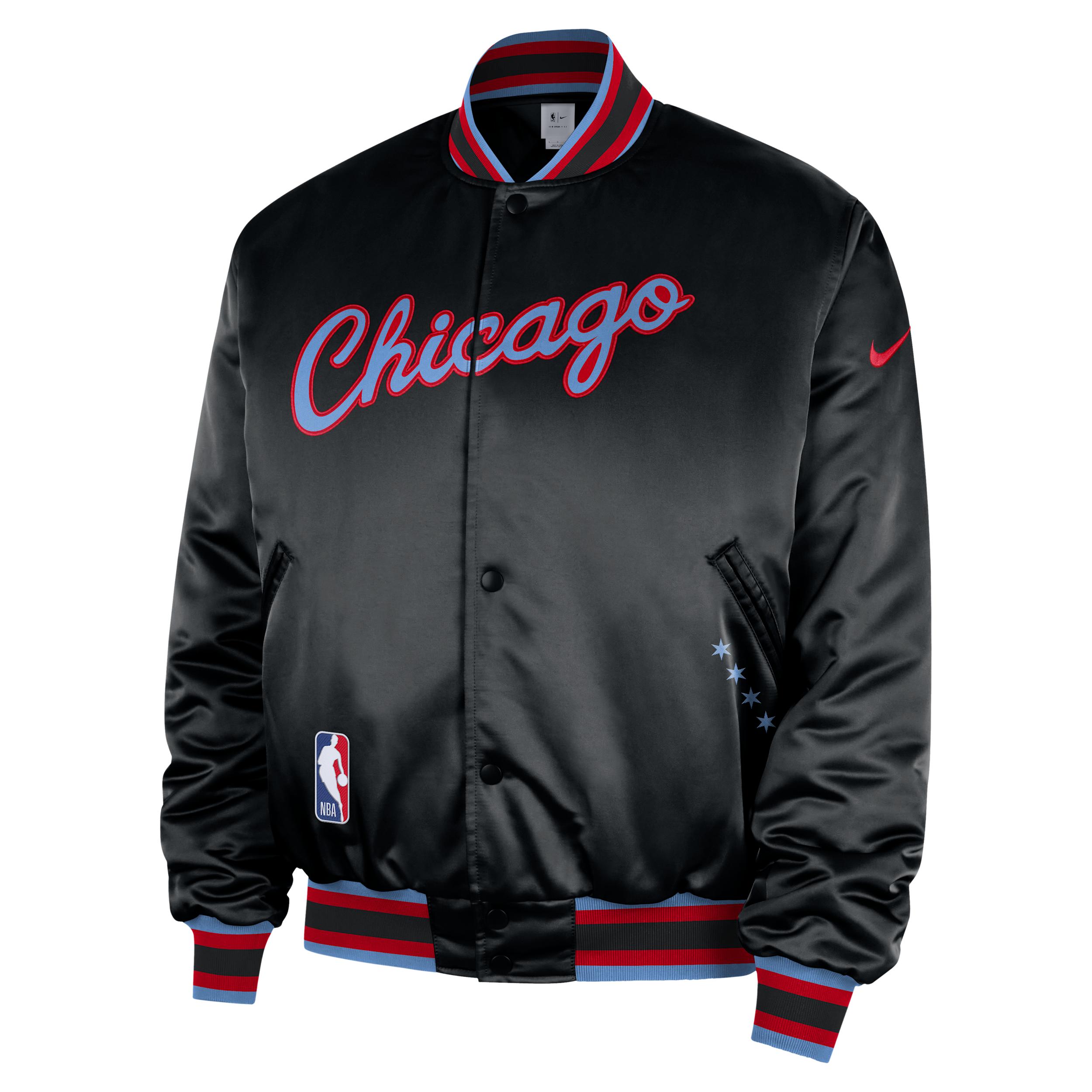 Chicago Bulls City Edition Nike Men's NBA Premium Jacket by NIKE