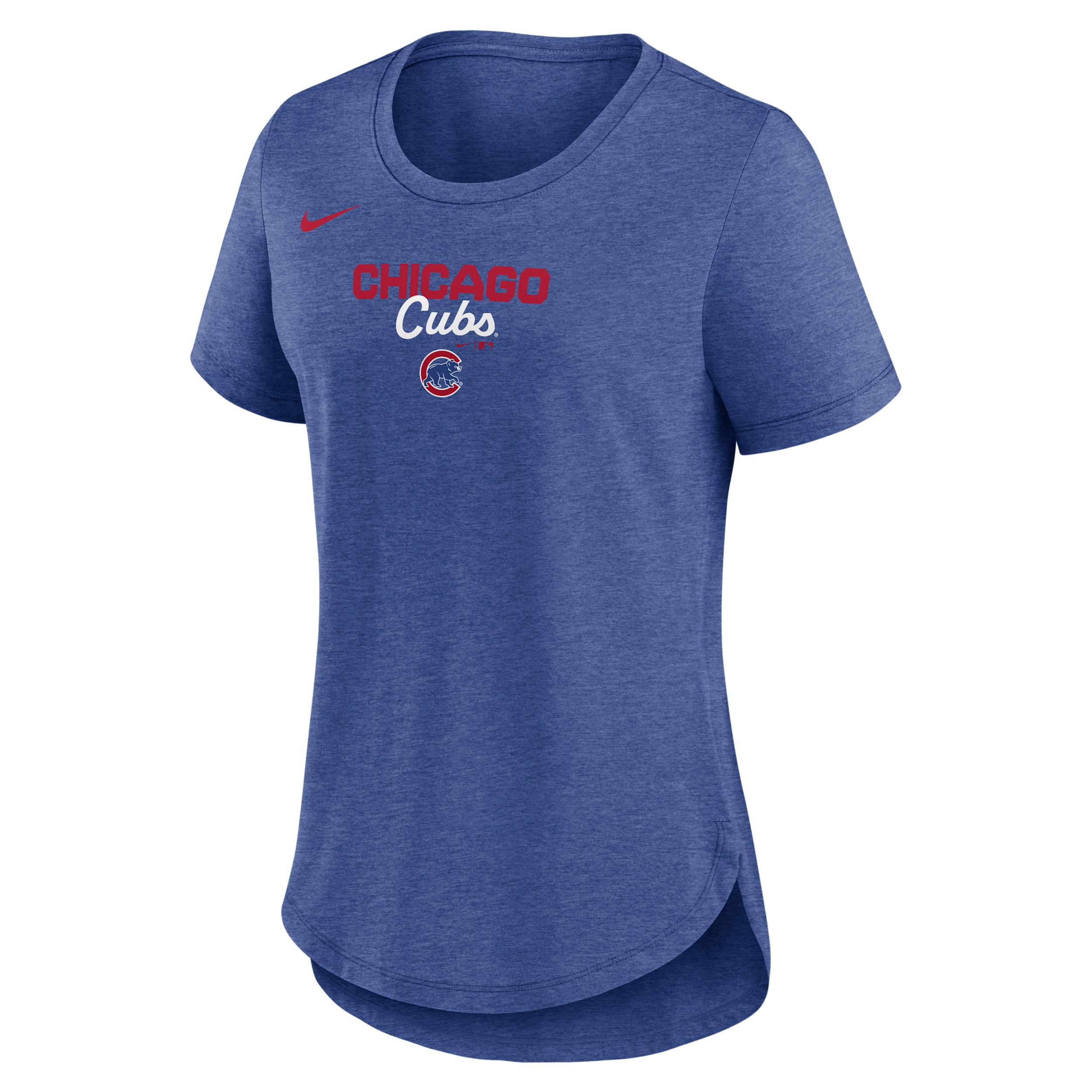 Chicago Cubs Arched Team Name Nike Women's MLB T-Shirt by NIKE
