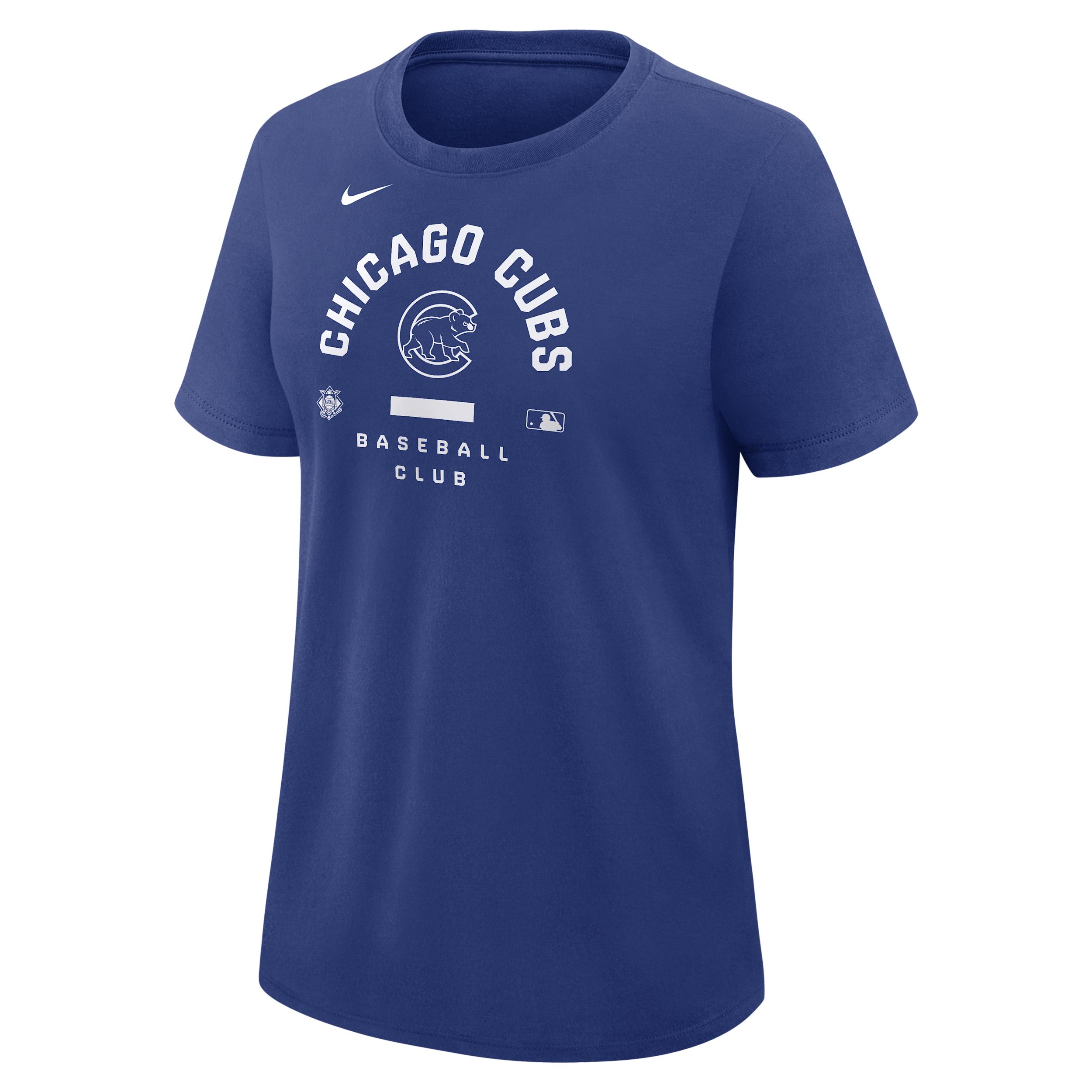 Chicago Cubs Authentic Collection Early Work Nike Women's Dri-FIT MLB T-Shirt by NIKE