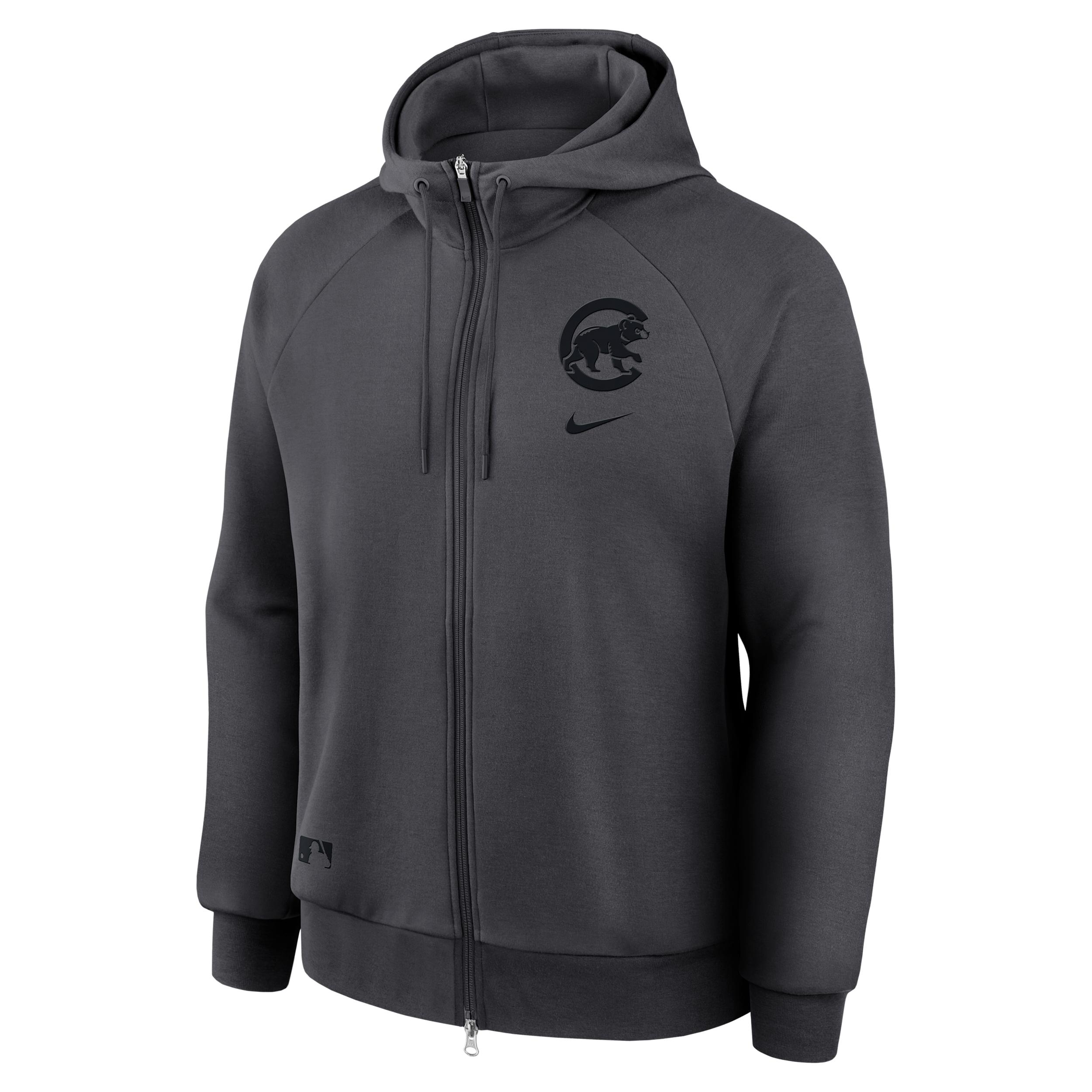 Chicago Cubs Authentic Collection Nike Men's Dri-Fit MLB Full-Zip Hoodie by NIKE