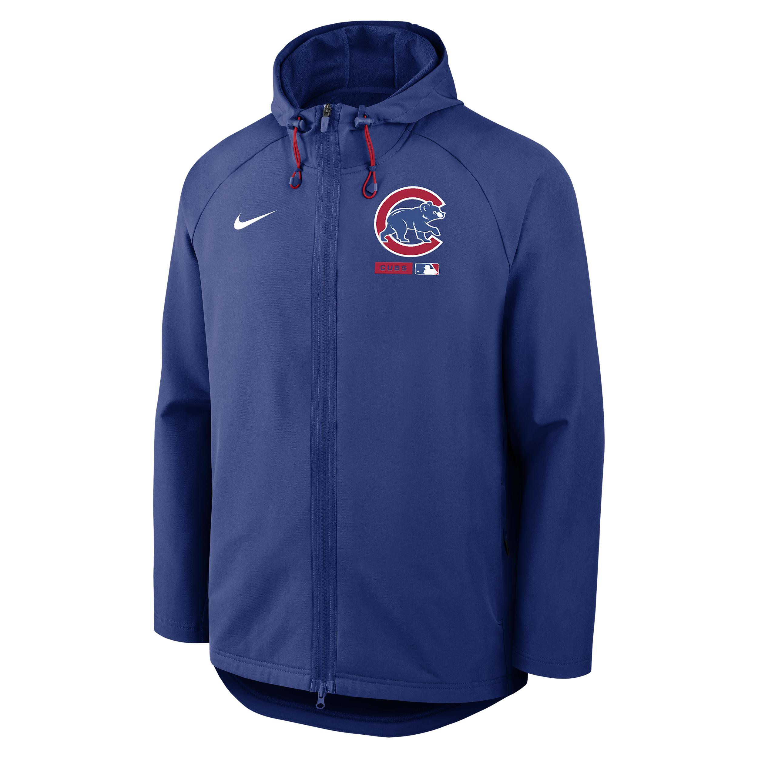 Chicago Cubs Authentic Collection Nike Men's Therma-FIT MLB Full-Zip Hooded Jacket by NIKE