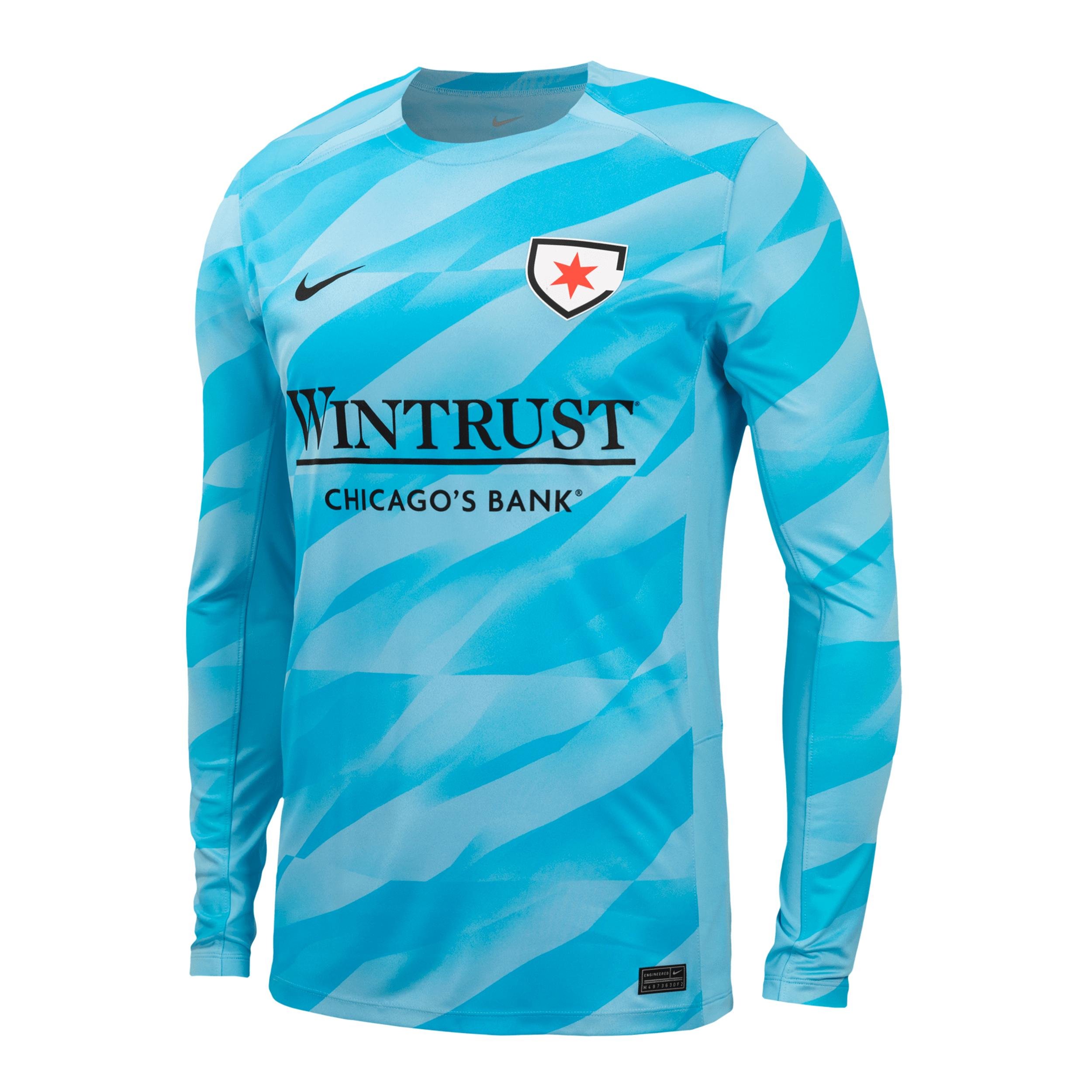 Chicago Red Stars 2024 Goalkeeper Nike Unisex NWSL Long-Sleeve Replica Jersey by NIKE