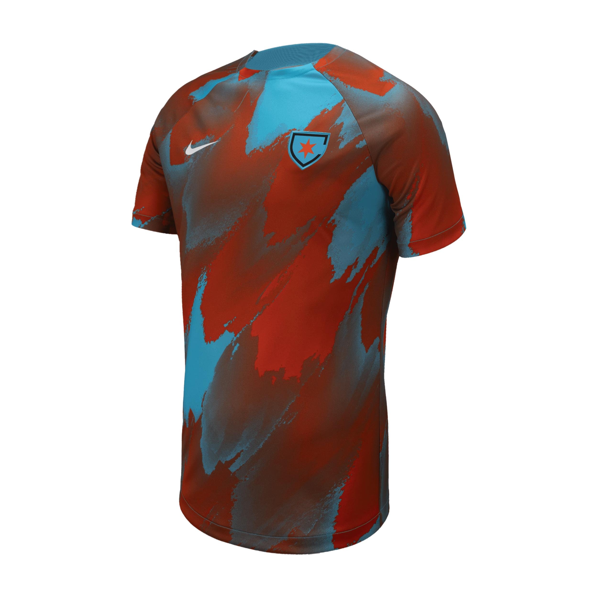 Chicago Red Stars Big Kids' Nike NWSL Pre-Match Top by NIKE