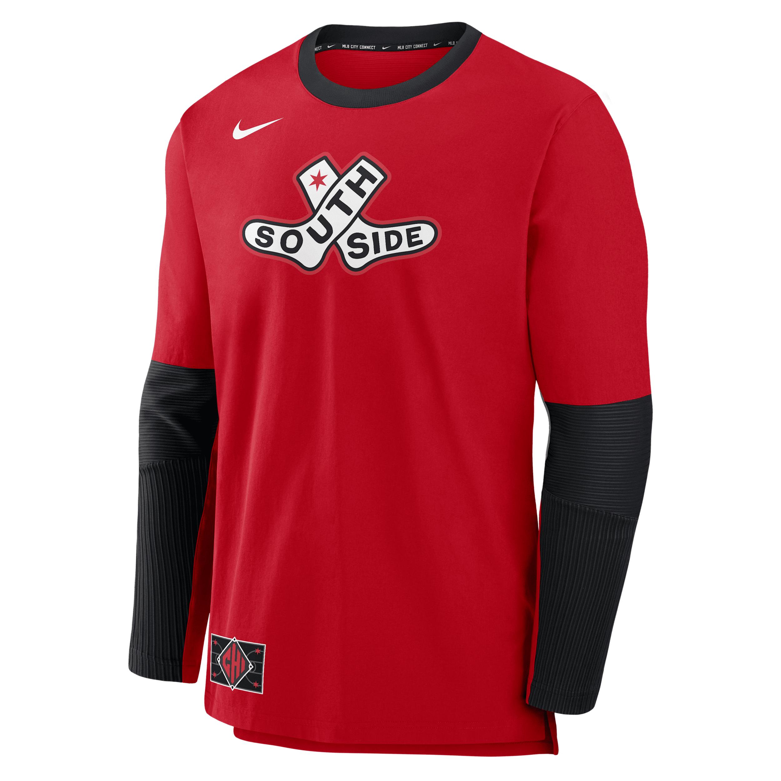 Chicago White Sox Authentic Collection City Connect Player Nike Men's Dri-FIT MLB Pullover Jacket by NIKE