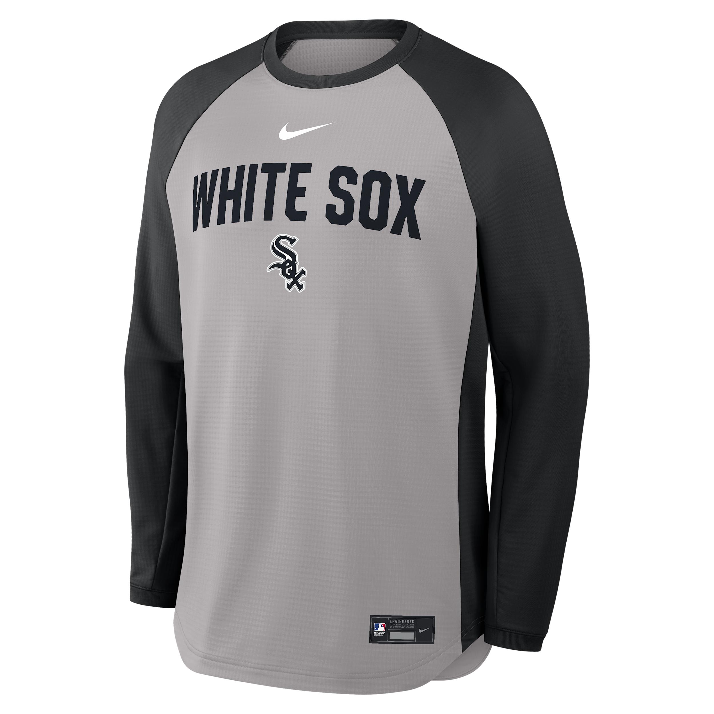 Chicago White Sox Authentic Collection Nike Men's Dri-FIT Pullover Crew by NIKE