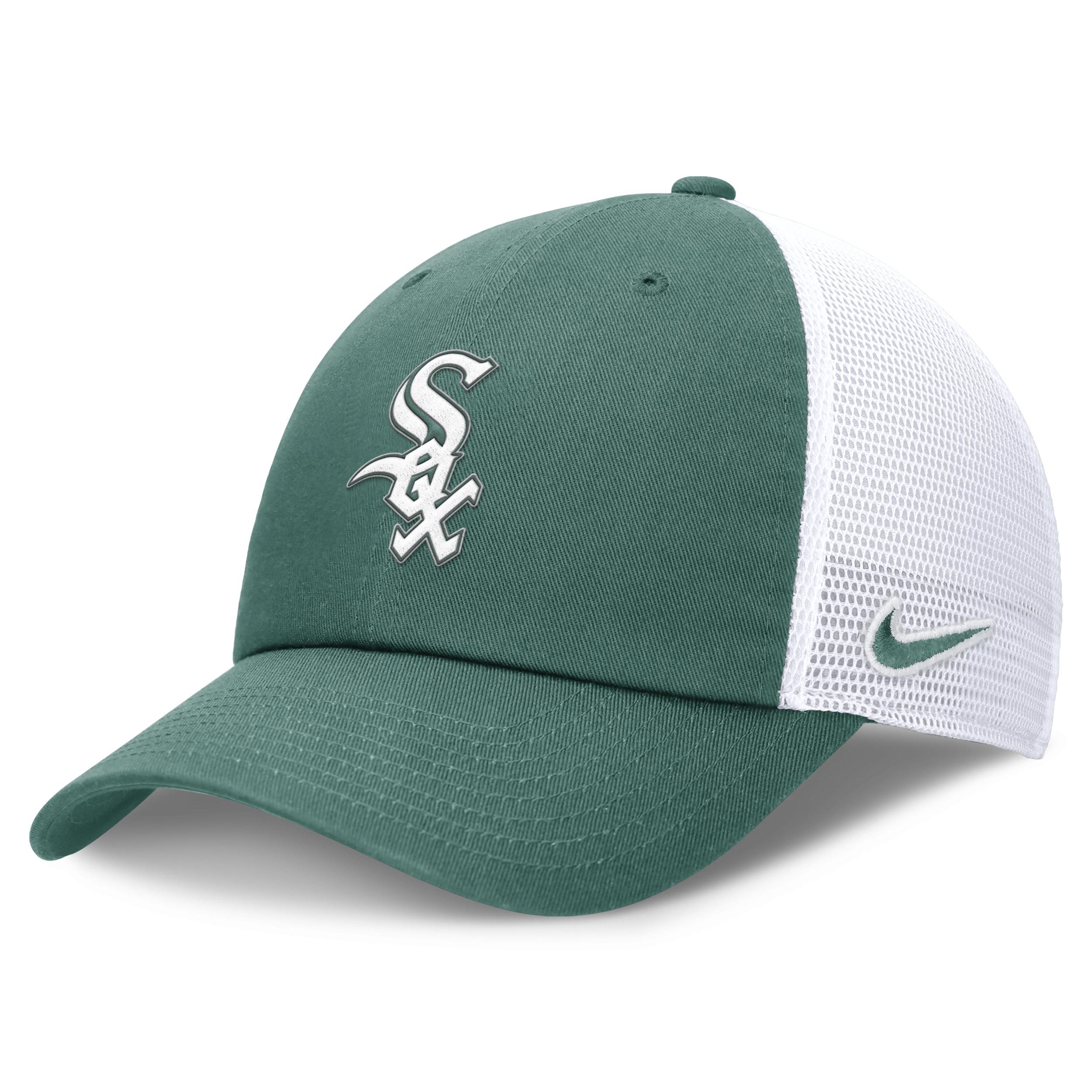 Chicago White Sox Bicoastal Club Nike Unisex MLB Trucker Adjustable Hat by NIKE