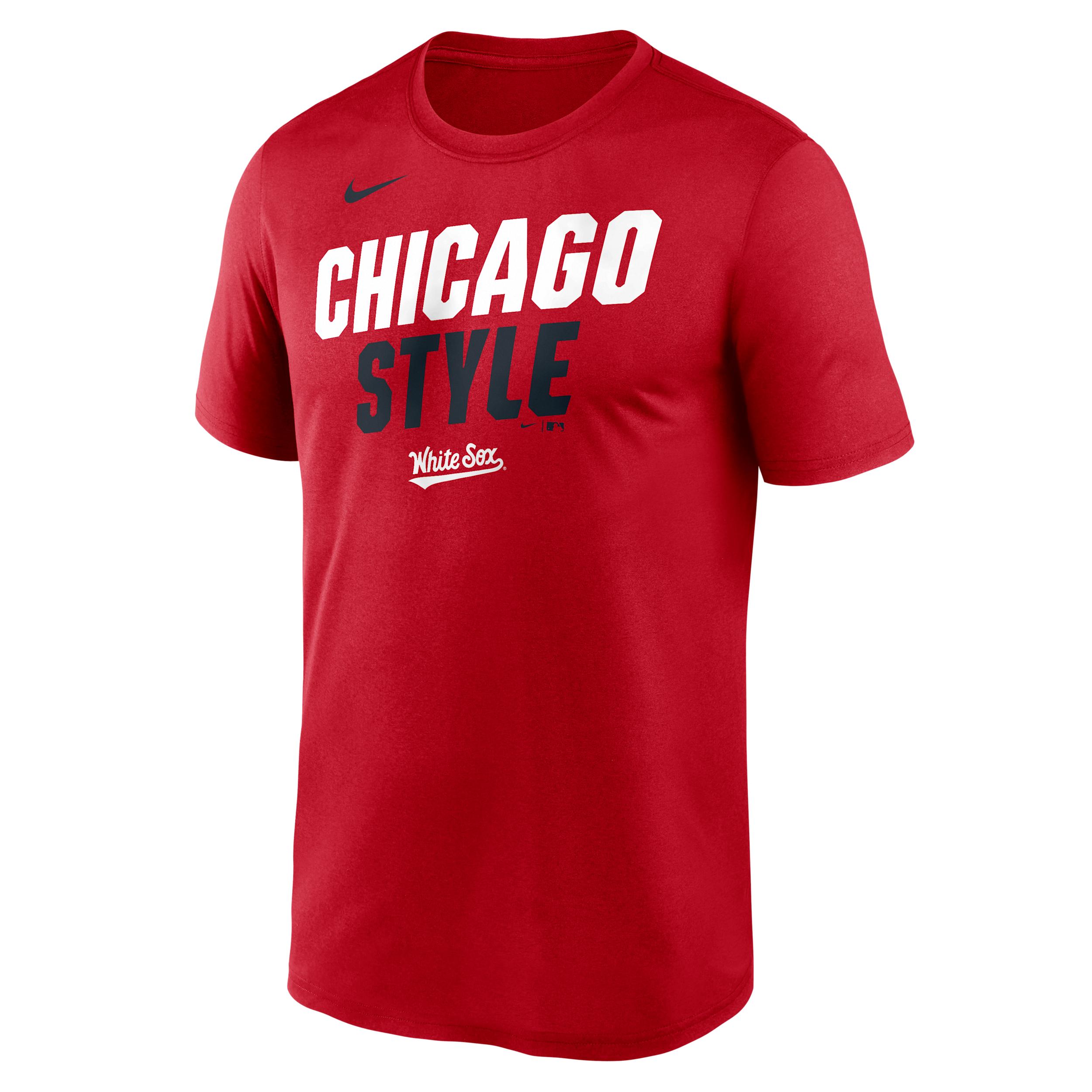 Chicago White Sox City Connect Team Phrase Script Nike Men's Dri-FIT MLB T-Shirt by NIKE