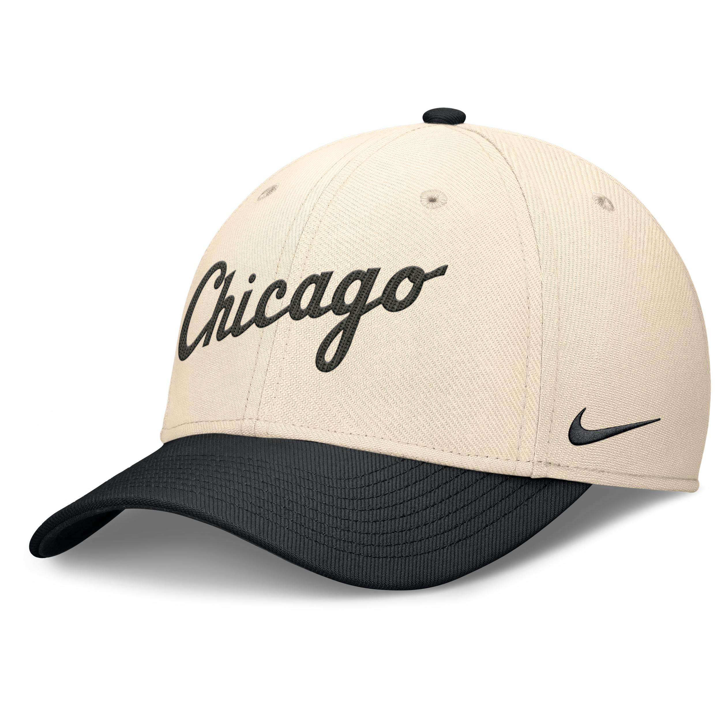 Chicago White Sox Statement Rise Swoosh Nike Men's Dri-FIT MLB Hat by NIKE
