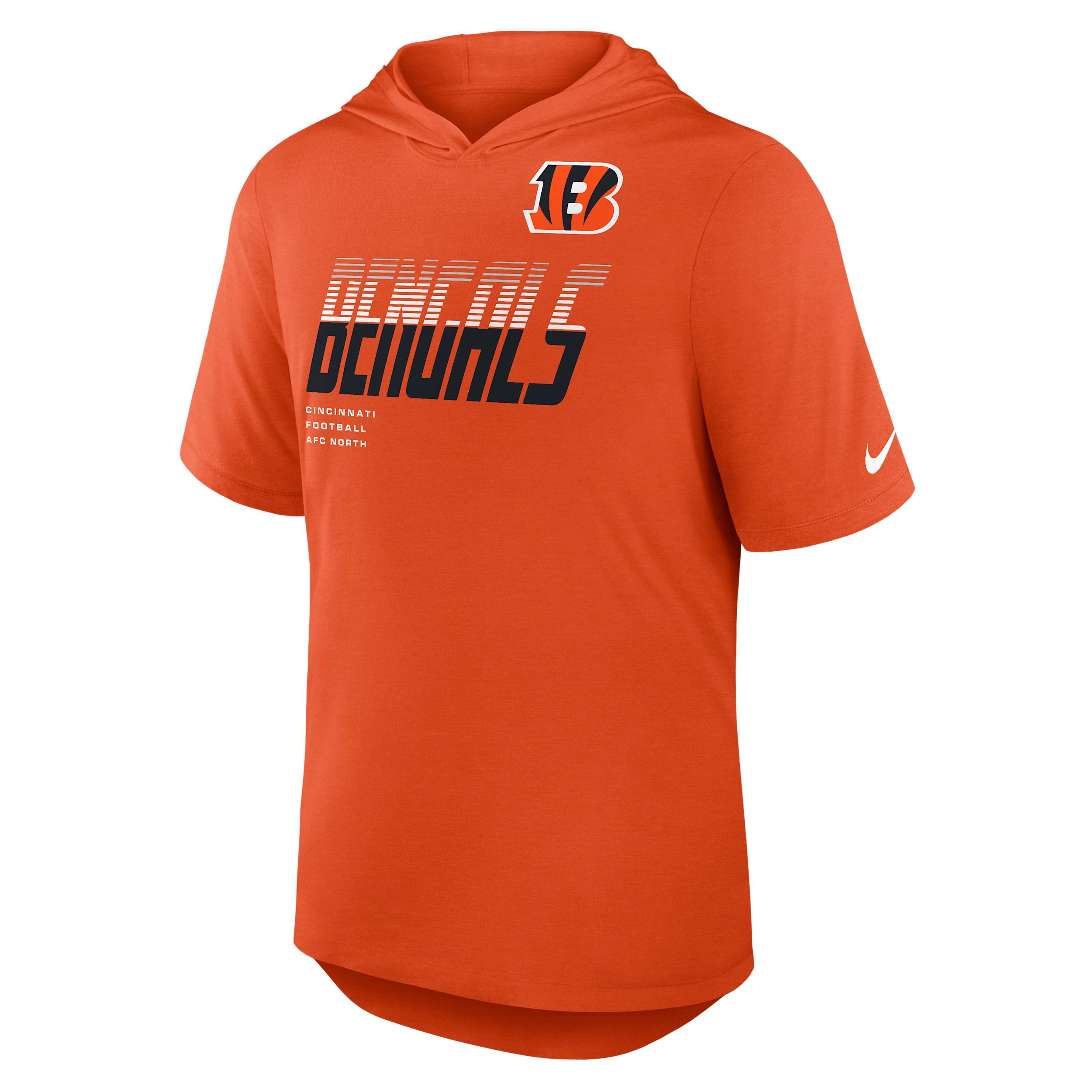 Cincinnati Bengals Nike Men's Dri-FIT NFL Hooded T-Shirt by NIKE